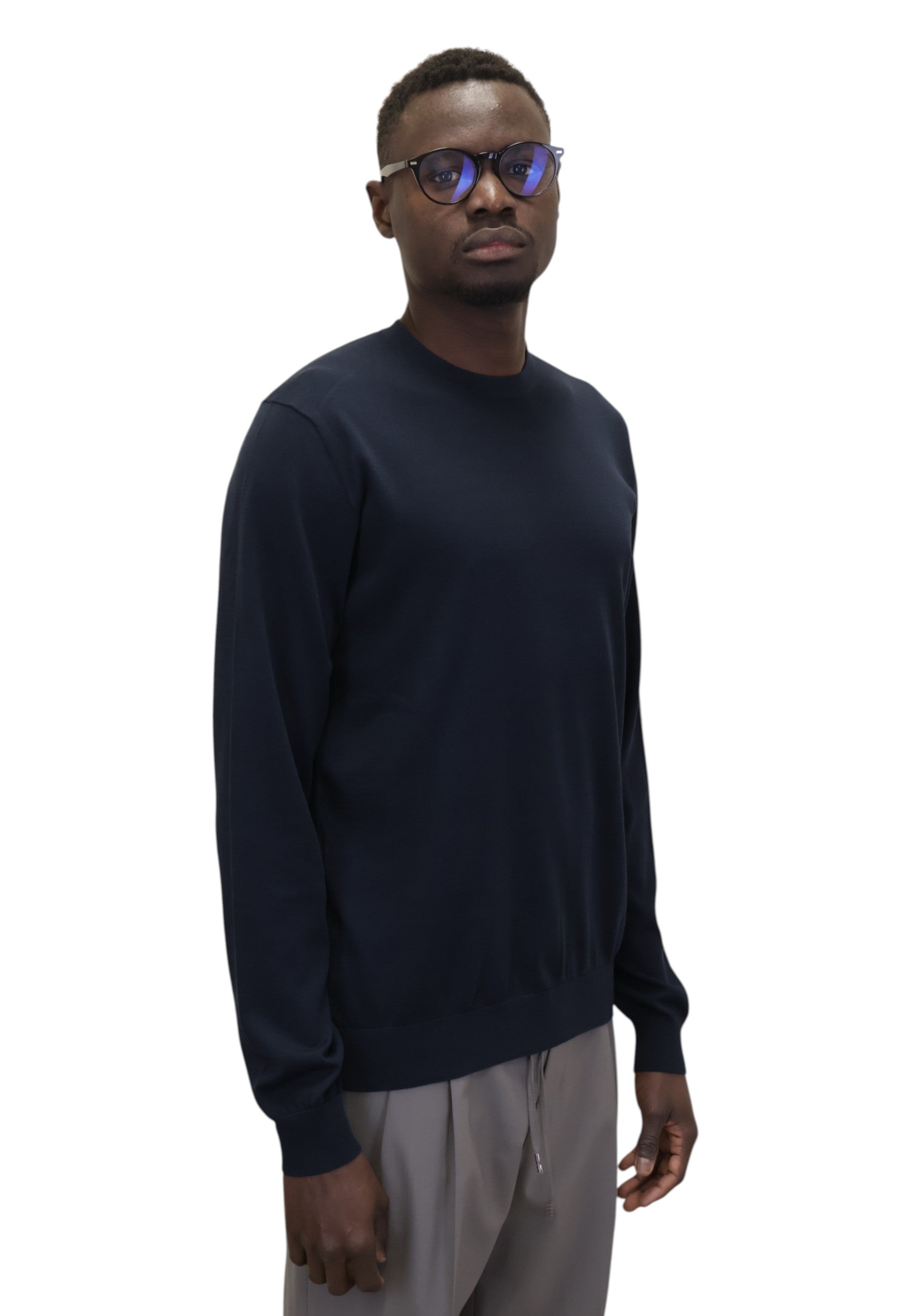 GIROCOLLO MANICA LUNGA Blu Jean Paul