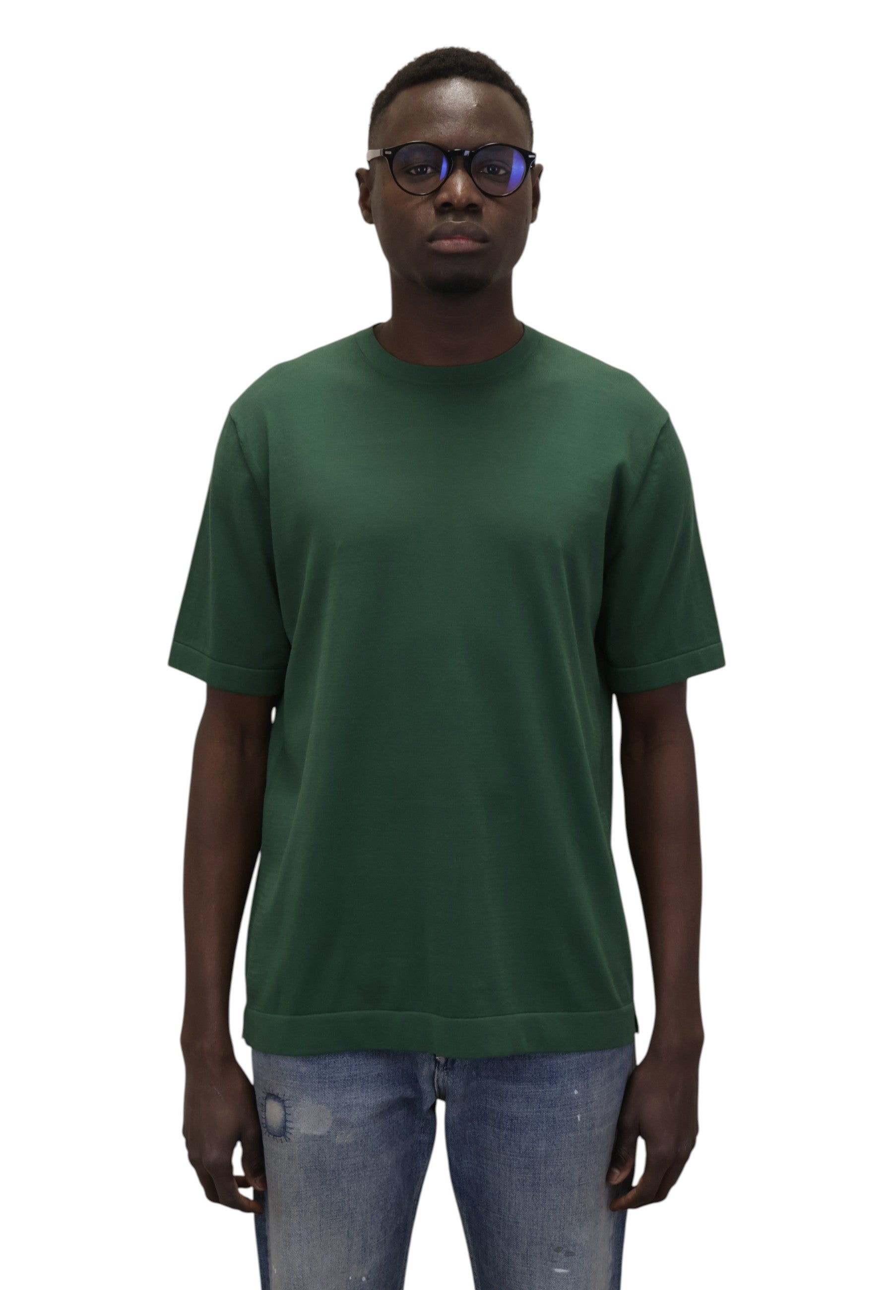 GIROCOLLO MANICA CORTA Verde Jean Paul