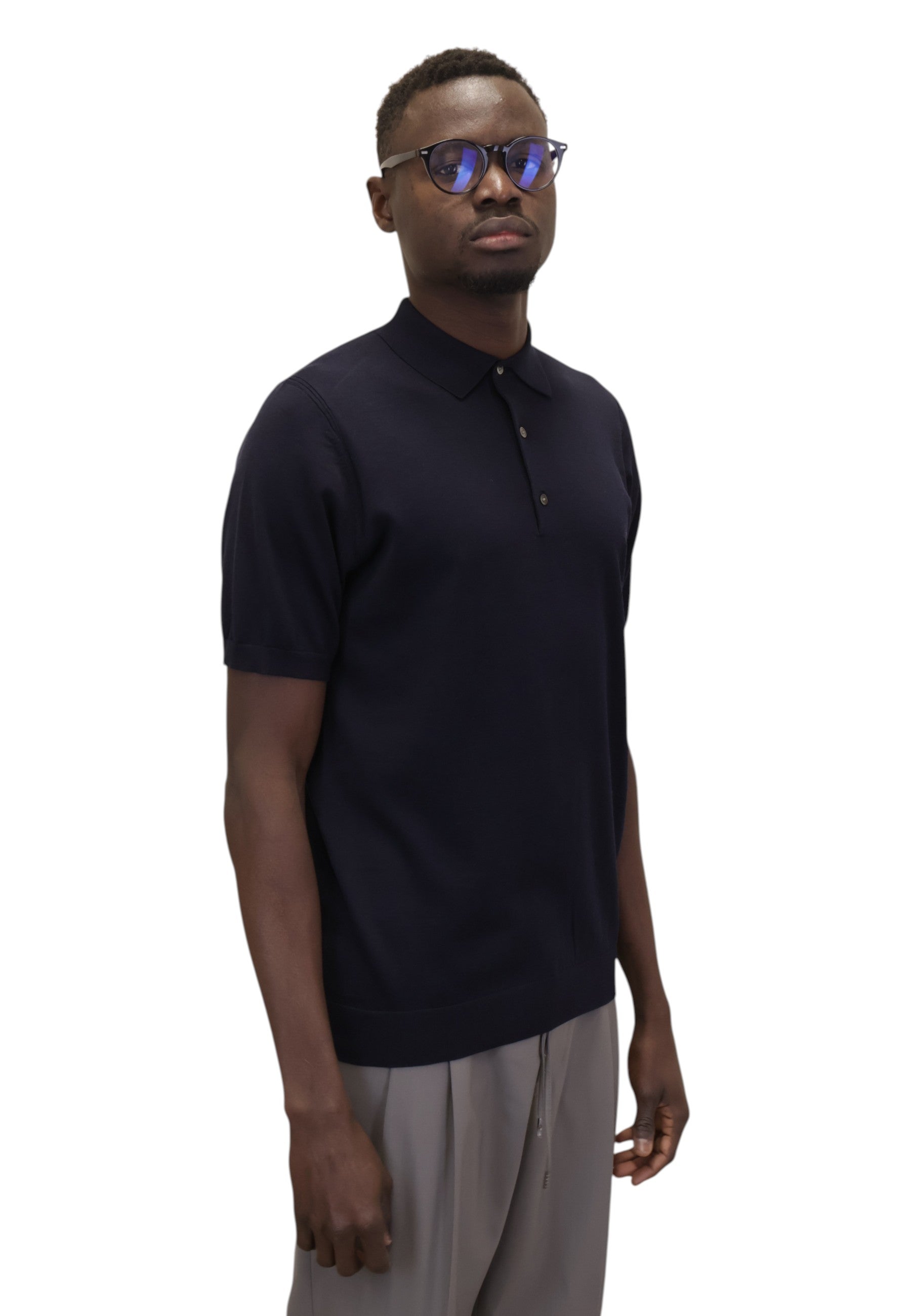 POLO A MANICA CORTA Blu Jean Paul