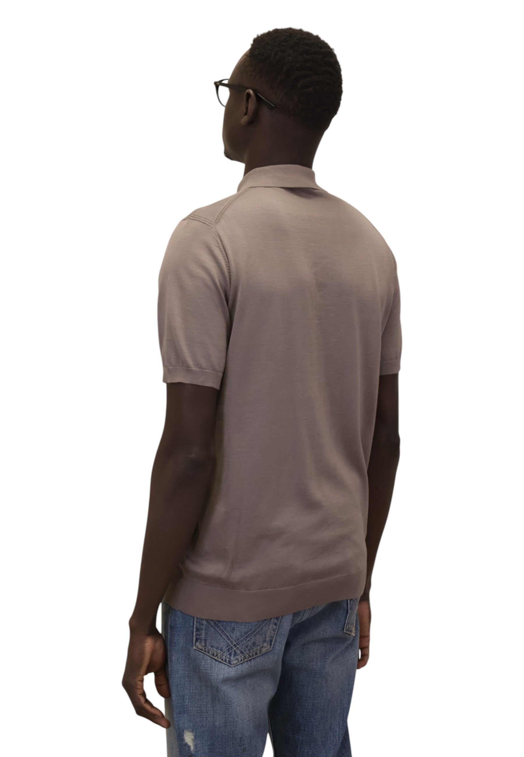 POLO A MANICA CORTA Beige Jean Paul