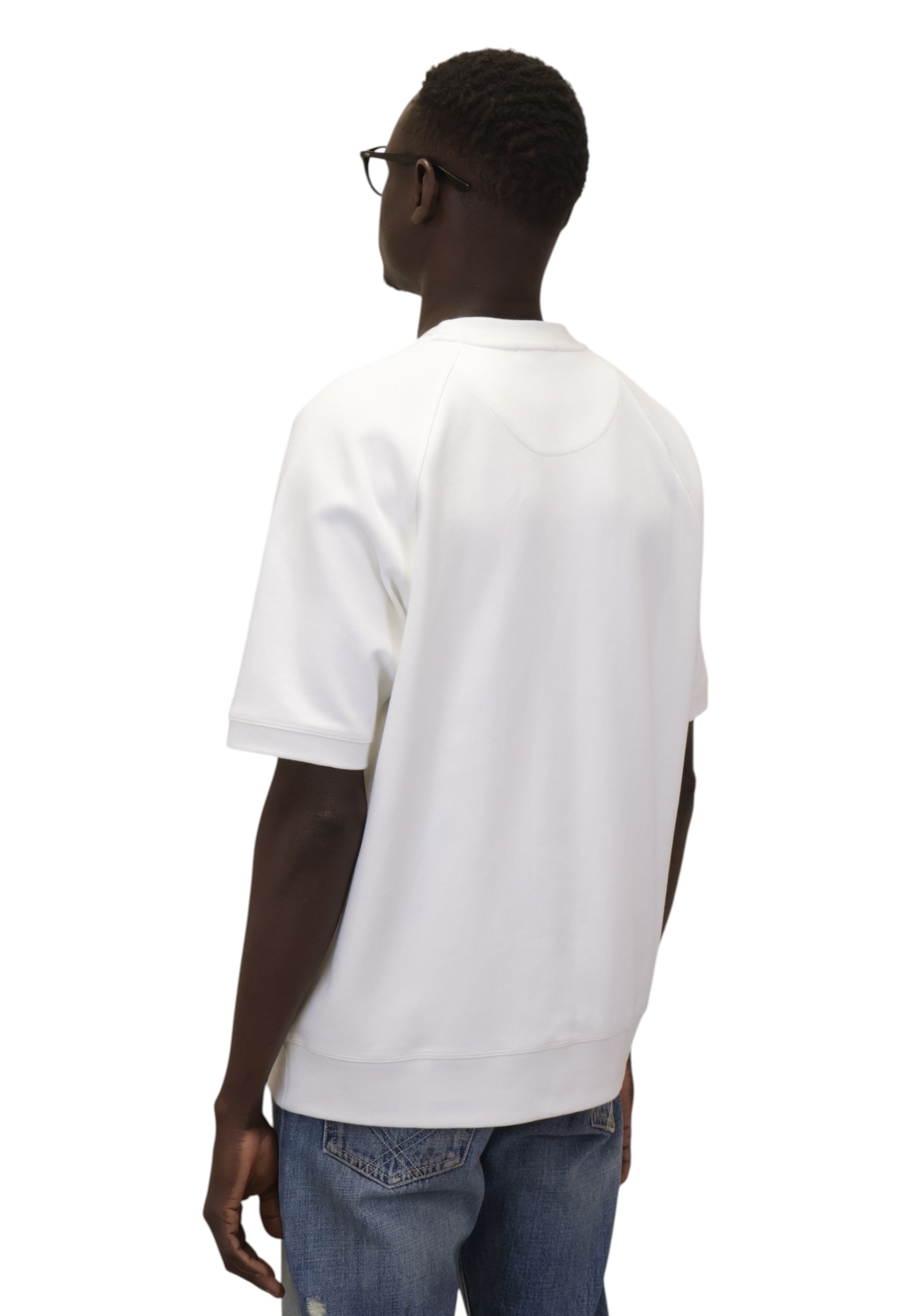 GIROCOLLO MANICA CORTA Bianco Jean Paul