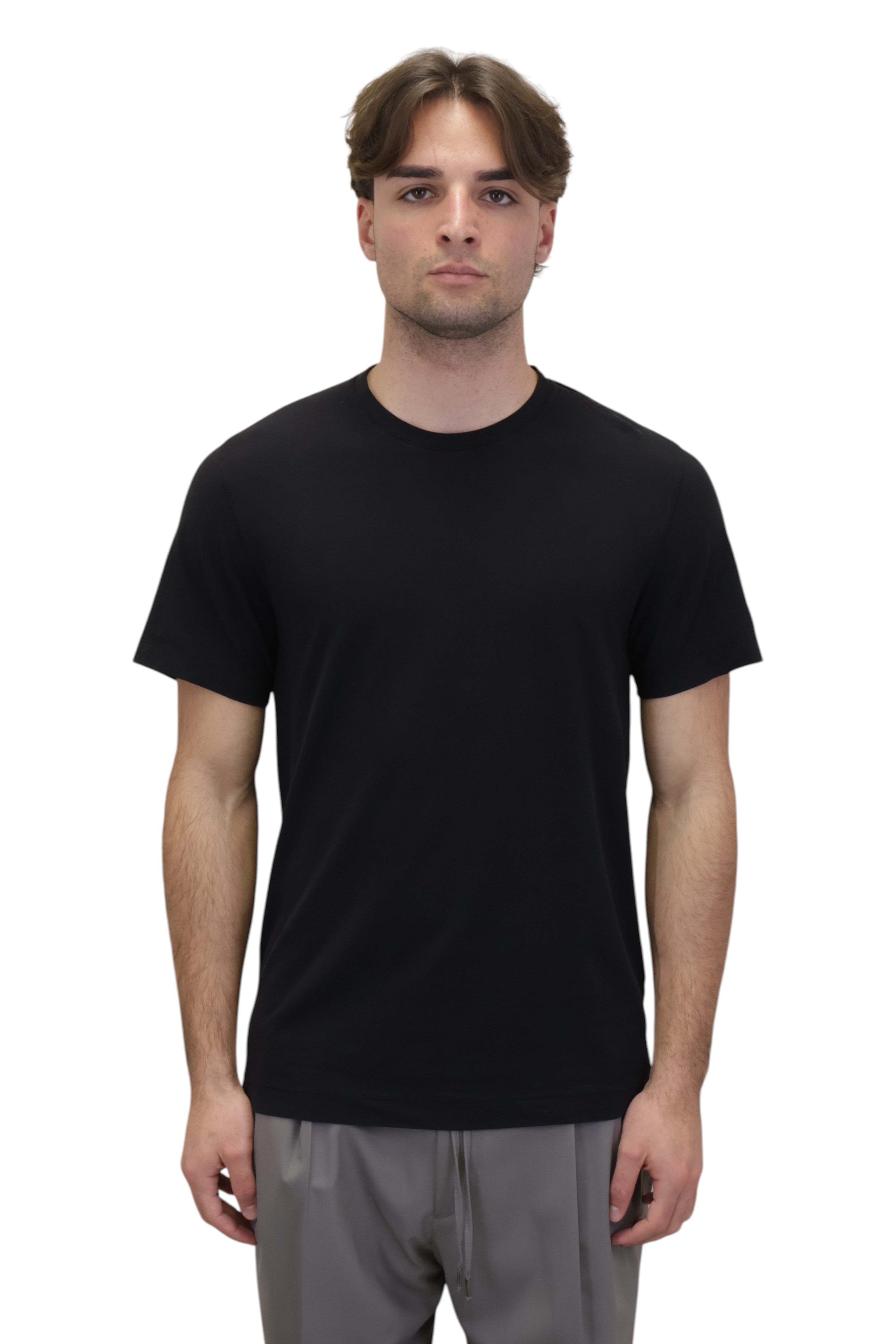 T-SHIRT Nero Mc2 Saint Barth