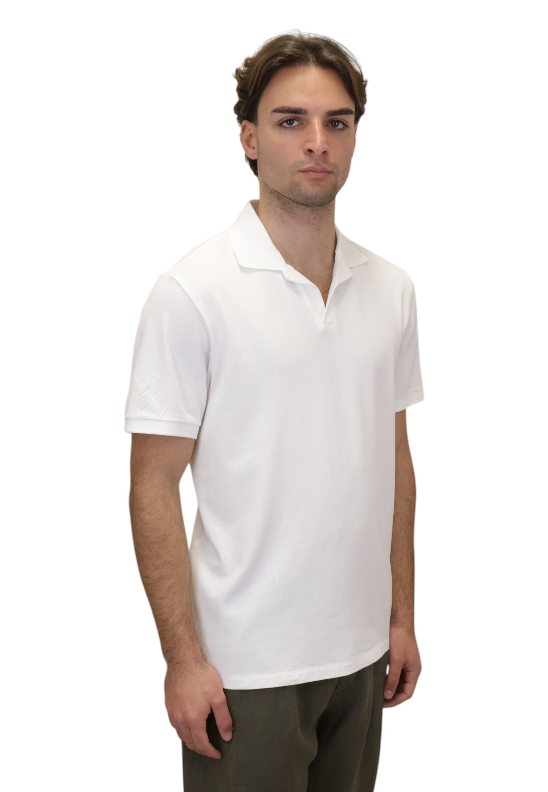 POLO A MANICA CORTA Bianco Mc2 Saint Barth