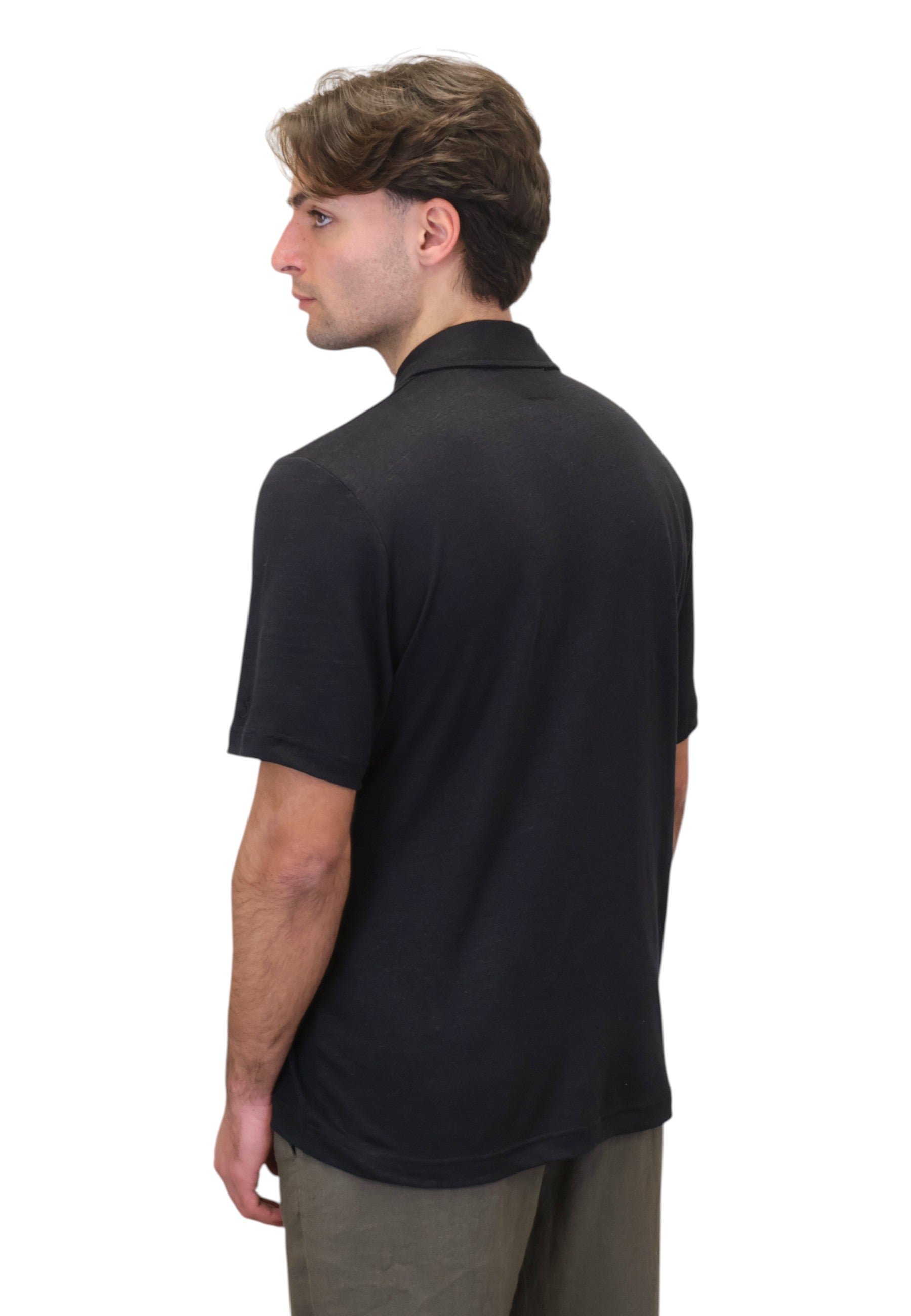 POLO Nero Mc2 Saint Barth