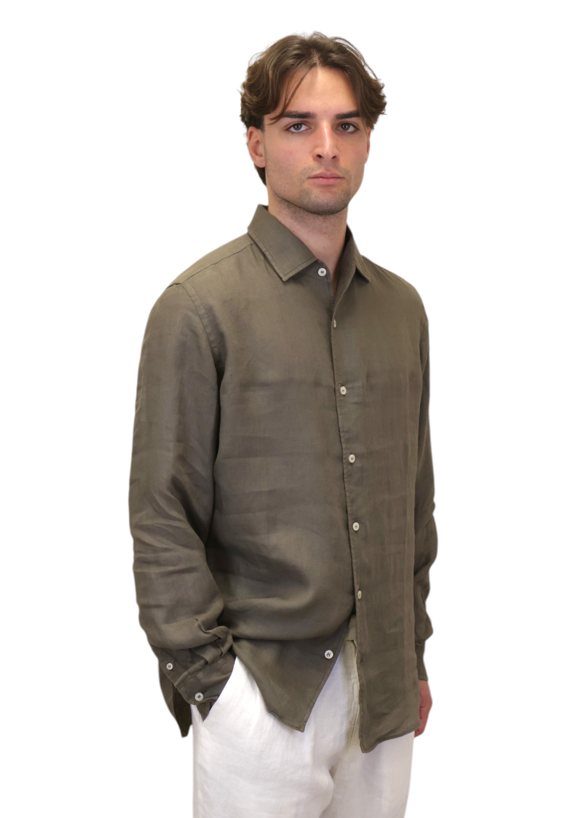 CAMICIE MANICA LUNGA Verde Mc2 Saint Barth