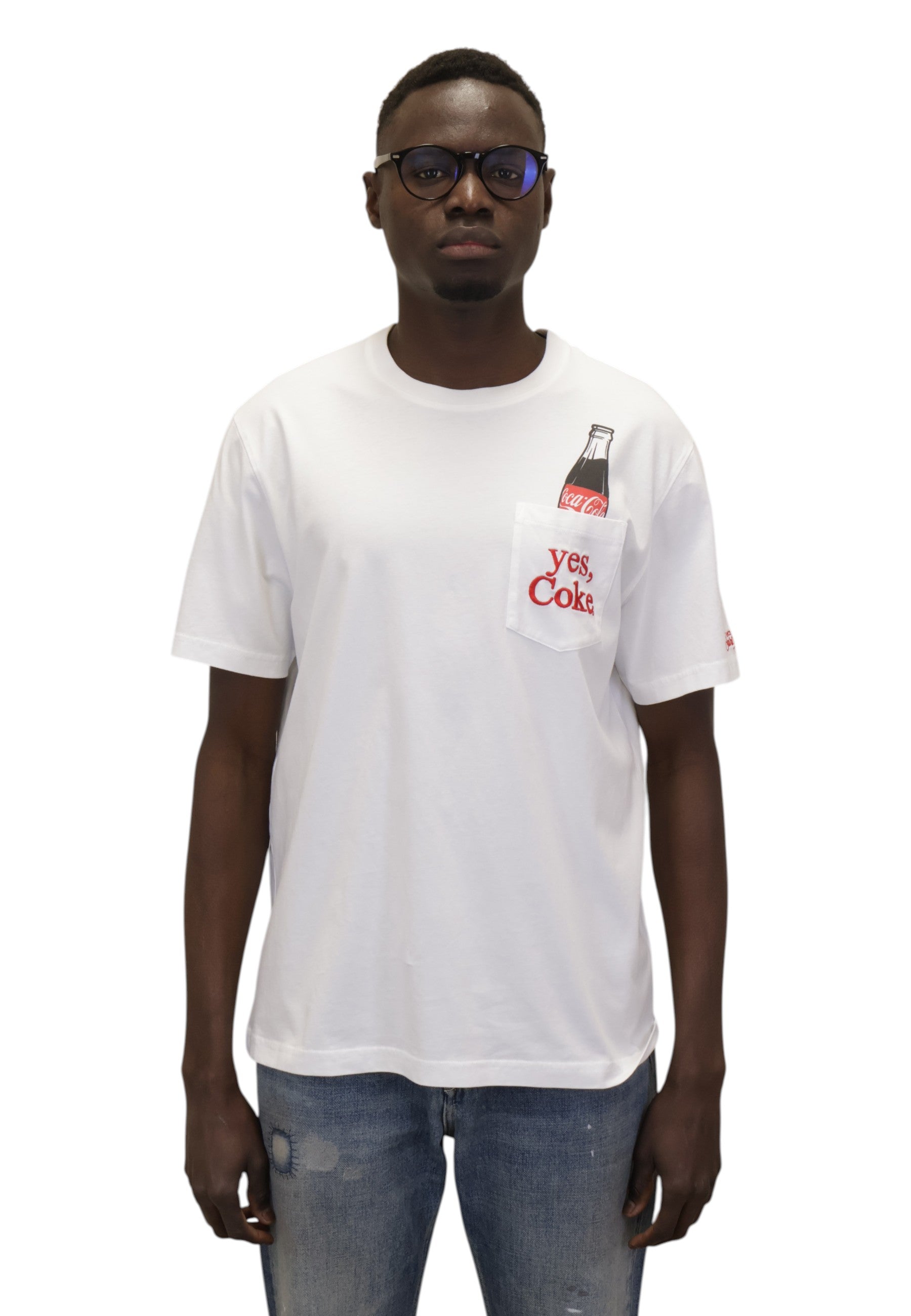 T-SHIRT Bianco Mc2 Saint Barth
