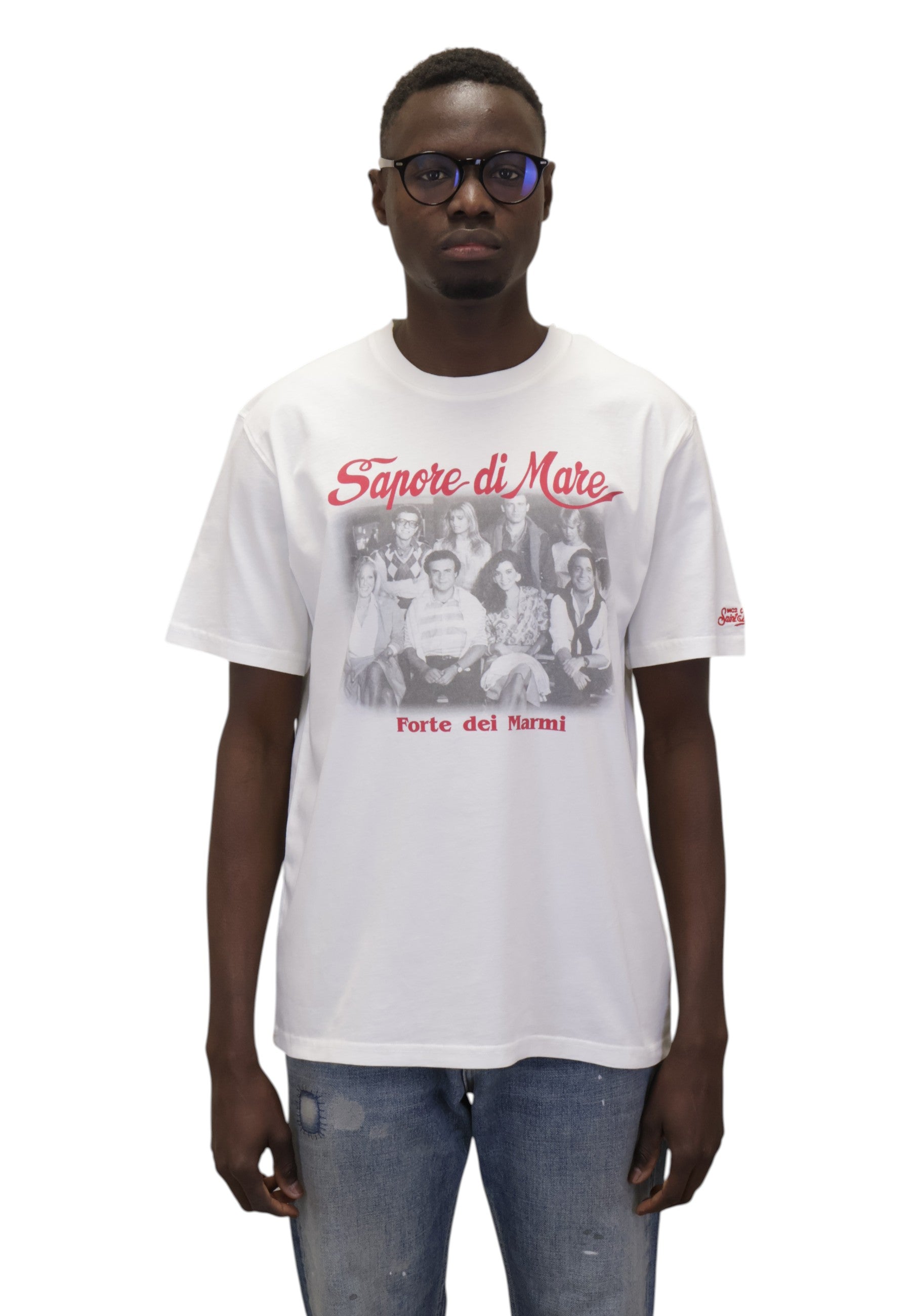 T-SHIRT Bianco Mc2 Saint Barth
