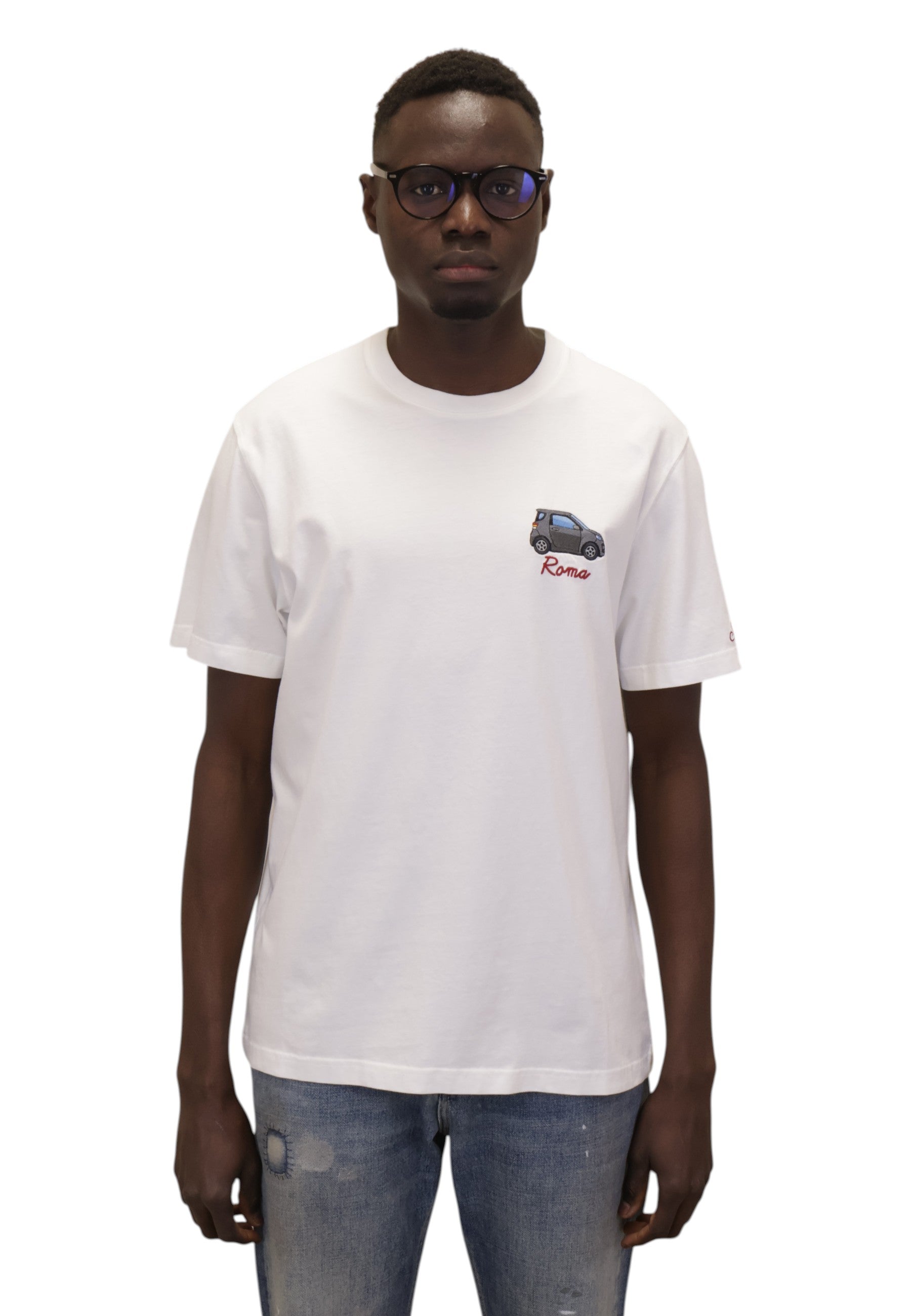 T-SHIRT Bianco Mc2 Saint Barth