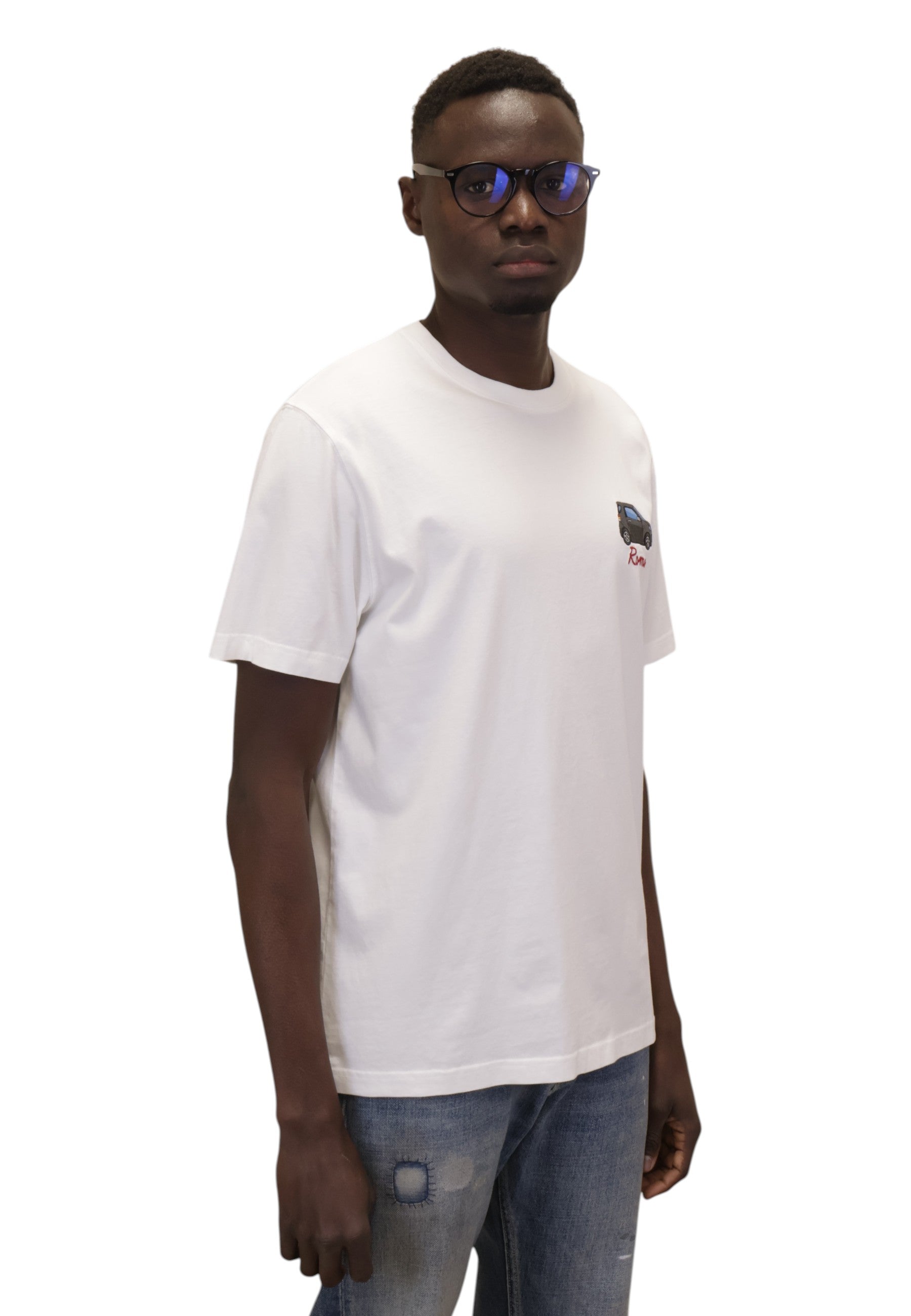 T-SHIRT Bianco Mc2 Saint Barth