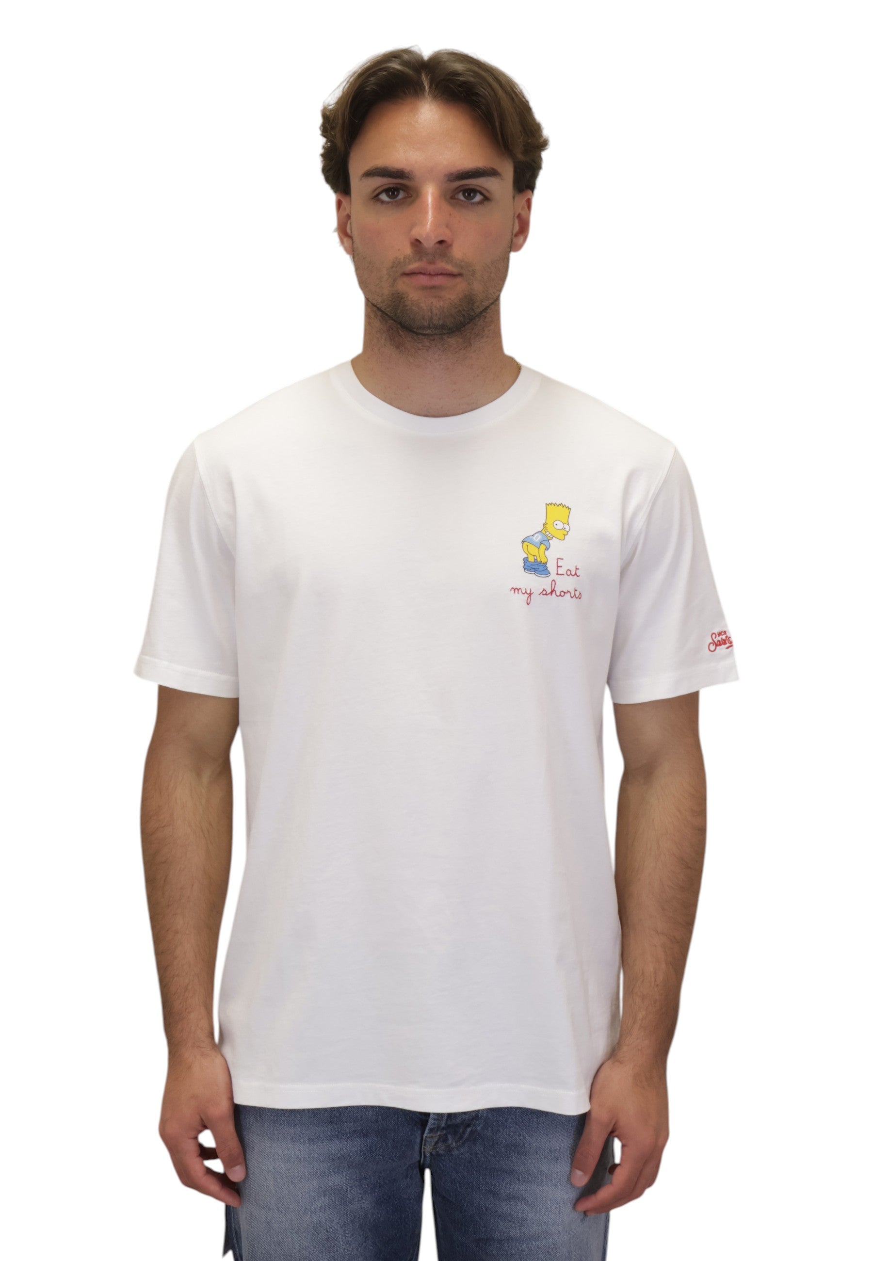 T-SHIRT Bianco Mc2 Saint Barth