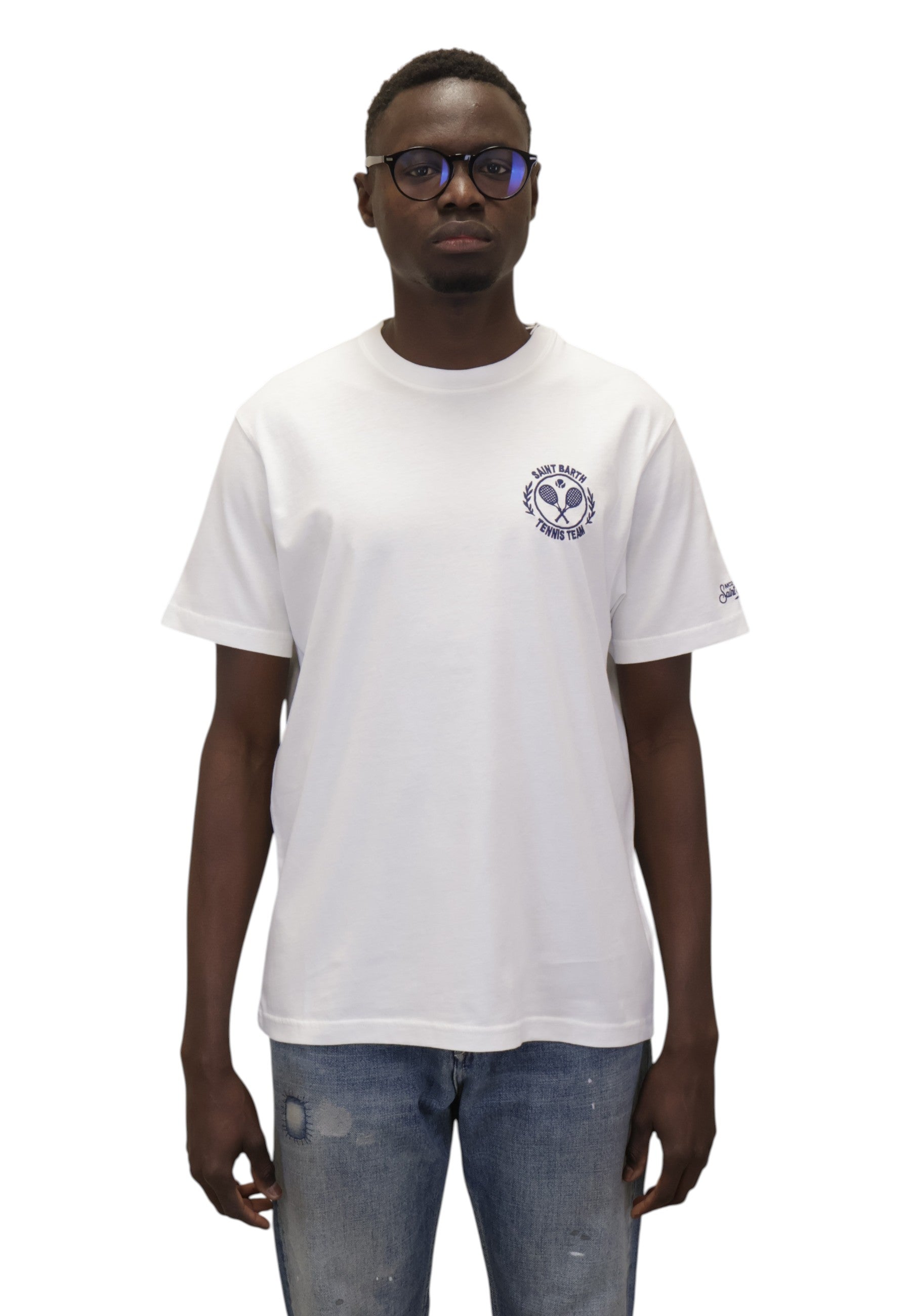 T-SHIRT Bianco Mc2 Saint Barth