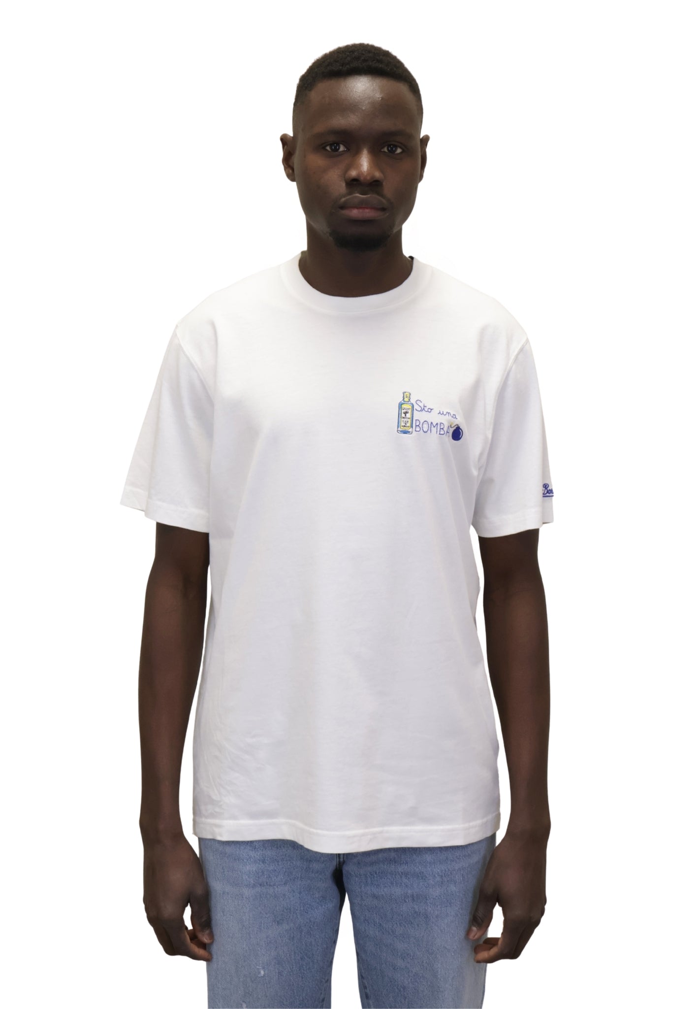 T-SHIRT Bianco Mc2 Saint Barth