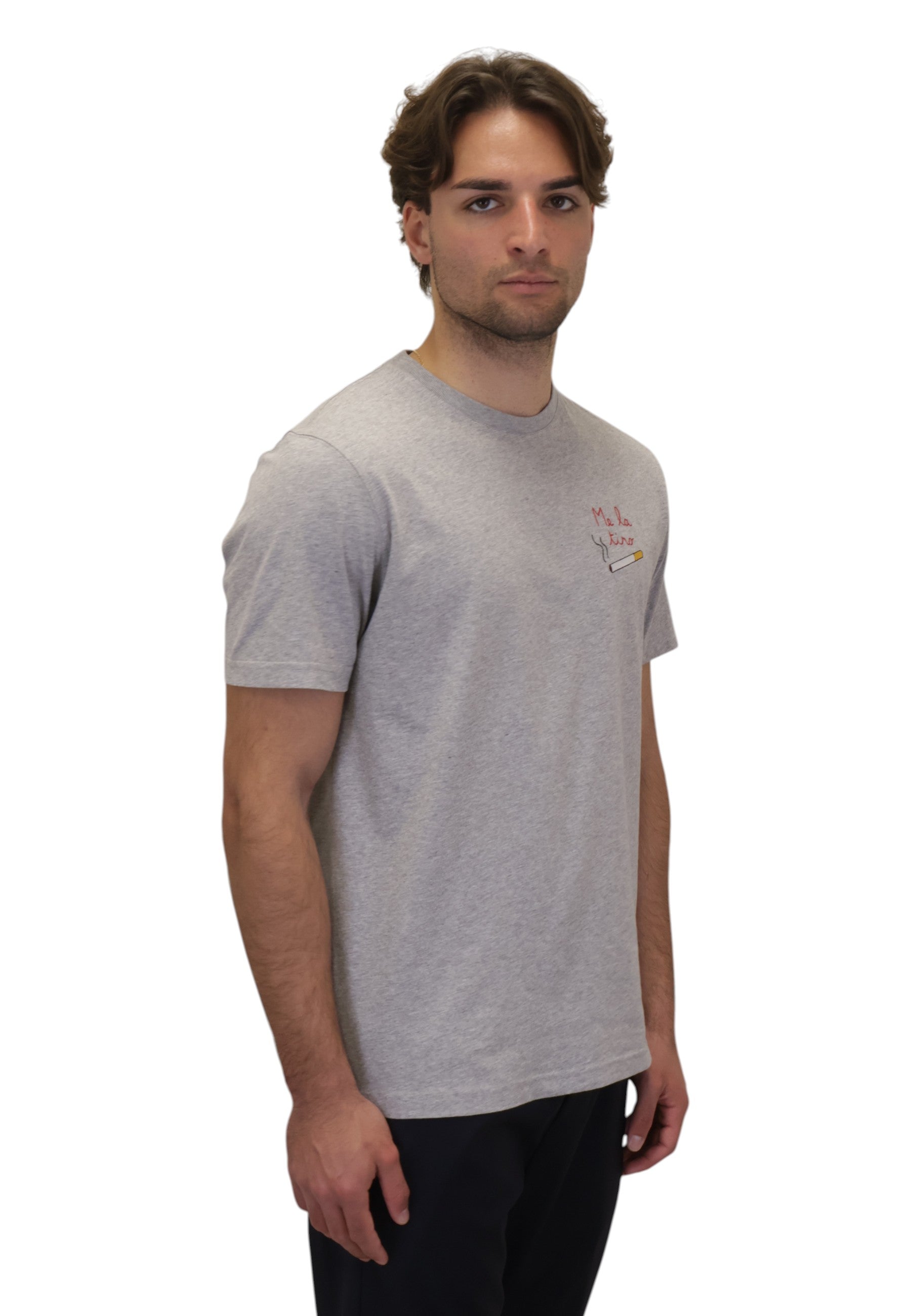 T-SHIRT Grigio Mc2 Saint Barth