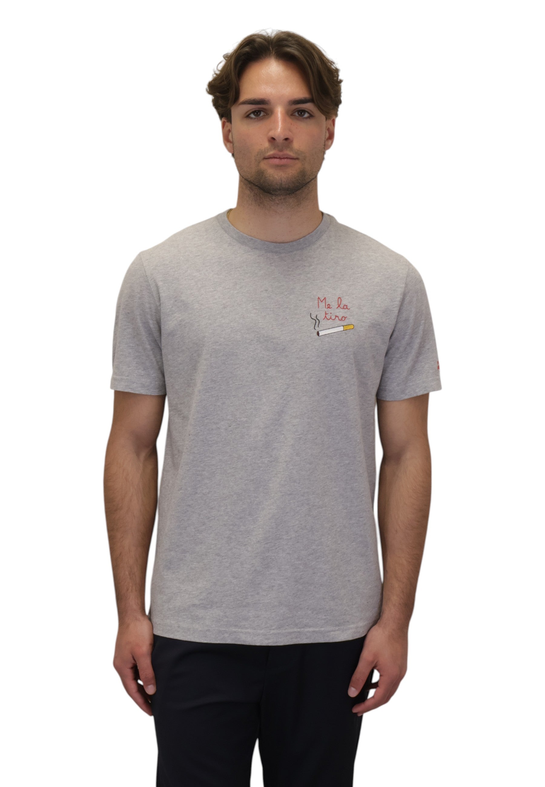 T-SHIRT Grigio Mc2 Saint Barth