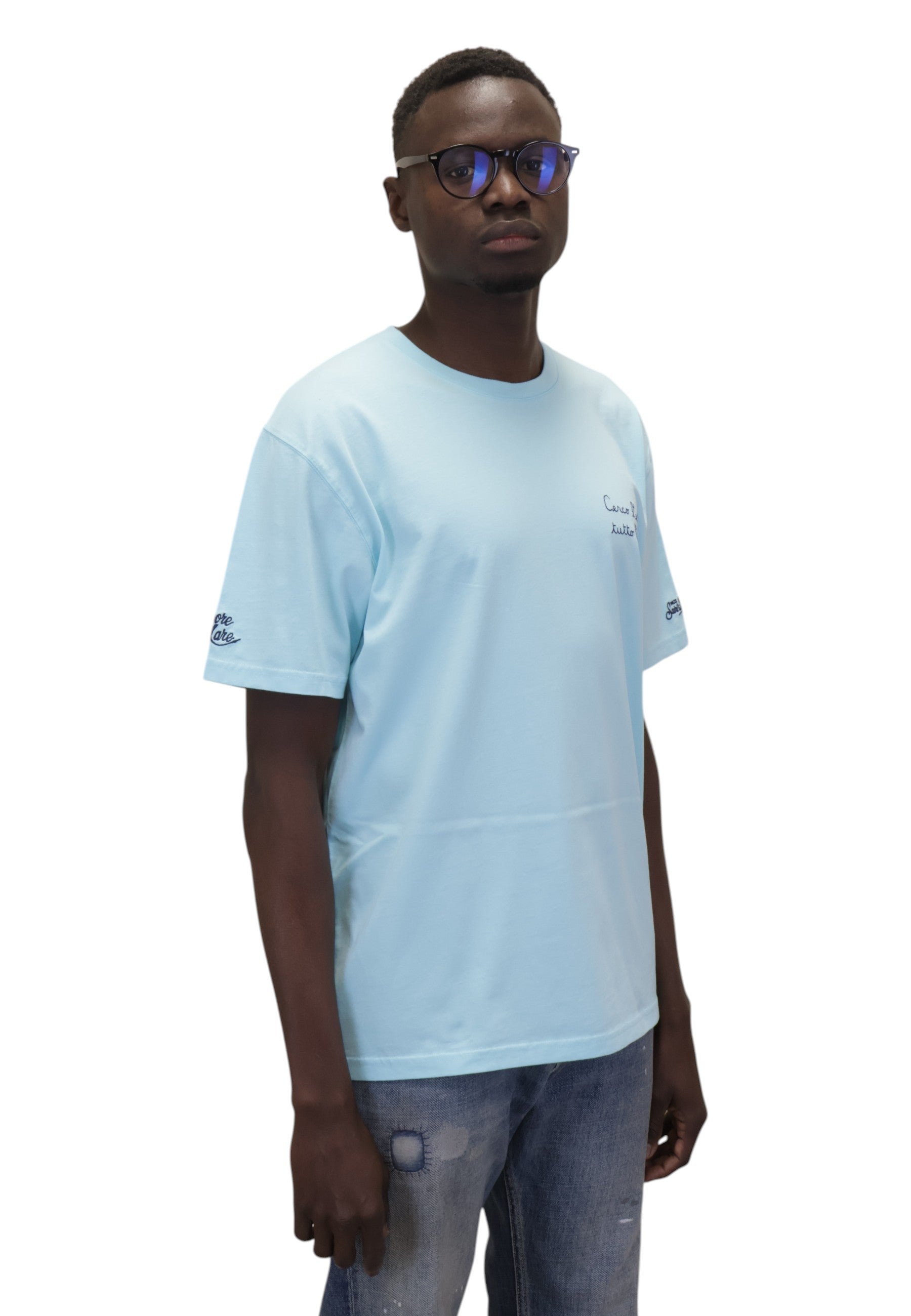 T-SHIRT Celeste Mc2 Saint Barth