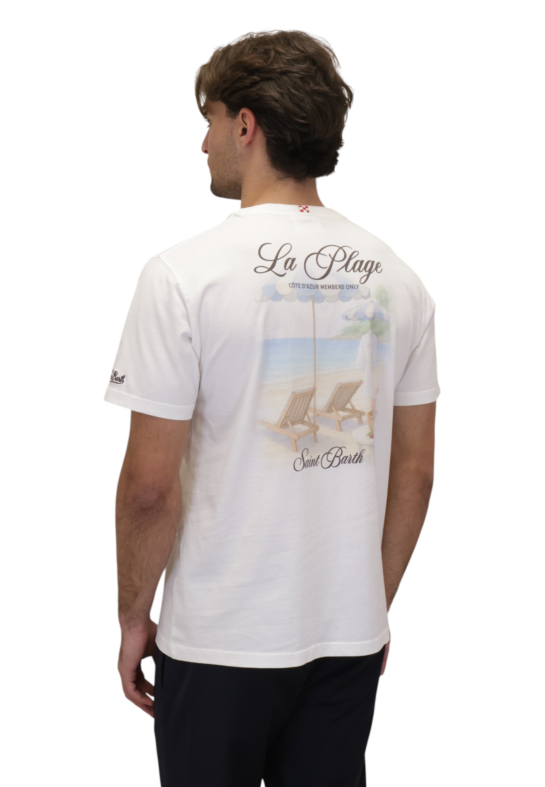 T-SHIRT Bianco Mc2 Saint Barth