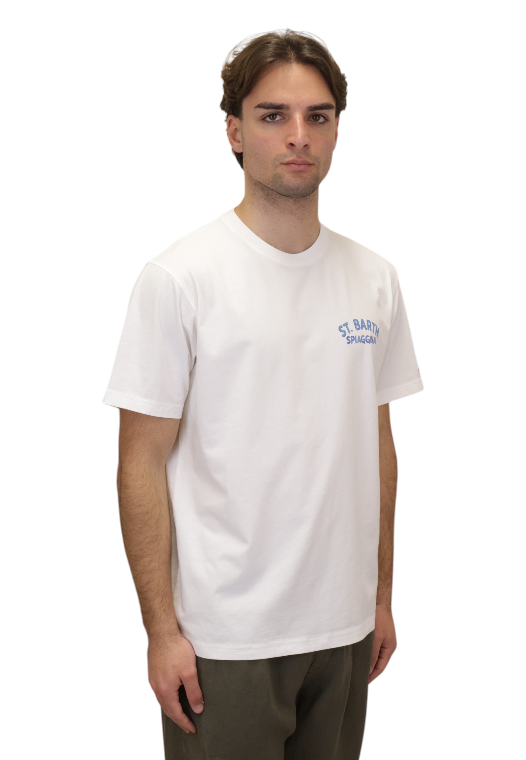 T-SHIRT Bianco Mc2 Saint Barth