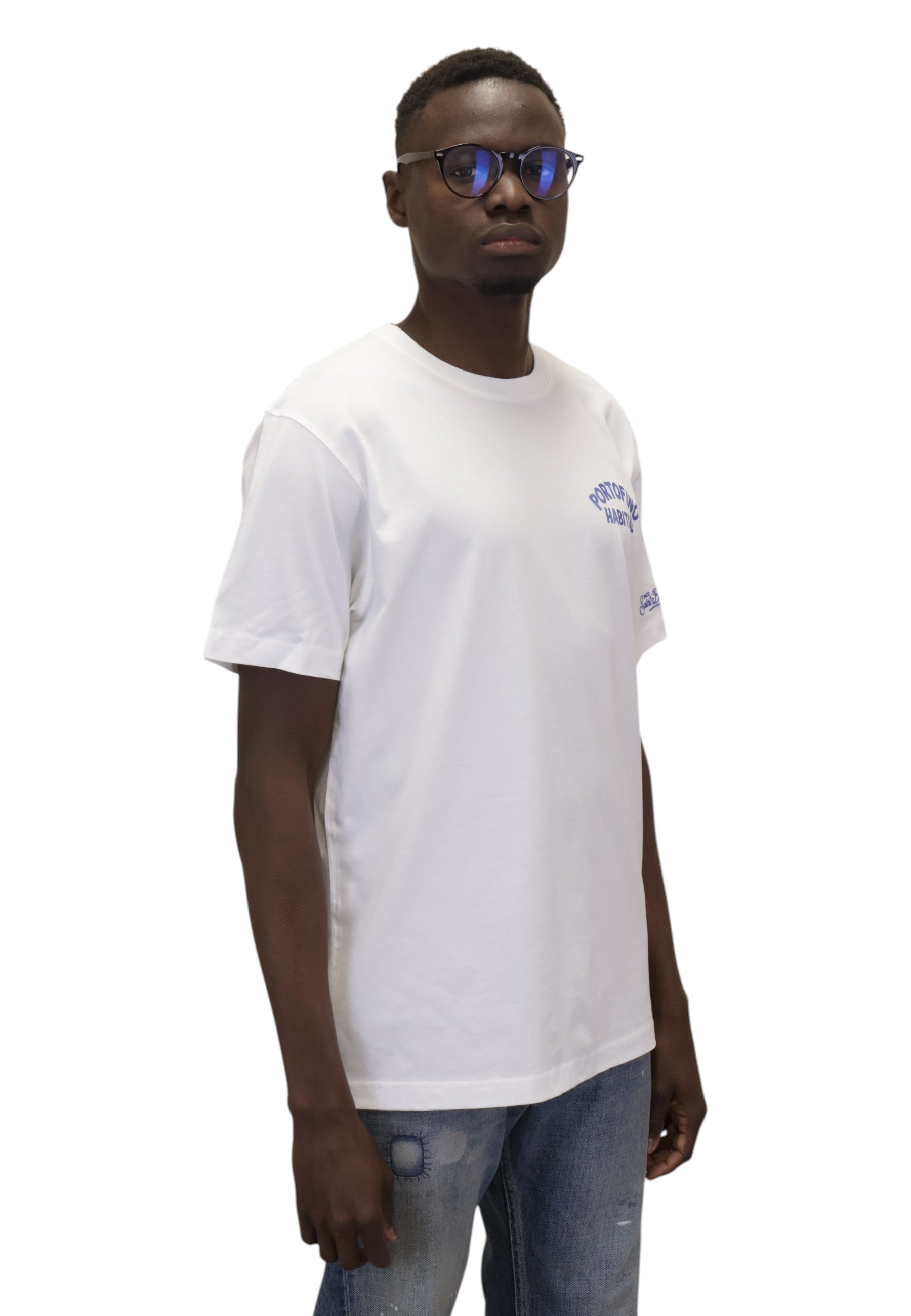 T-SHIRT Bianco Mc2 Saint Barth