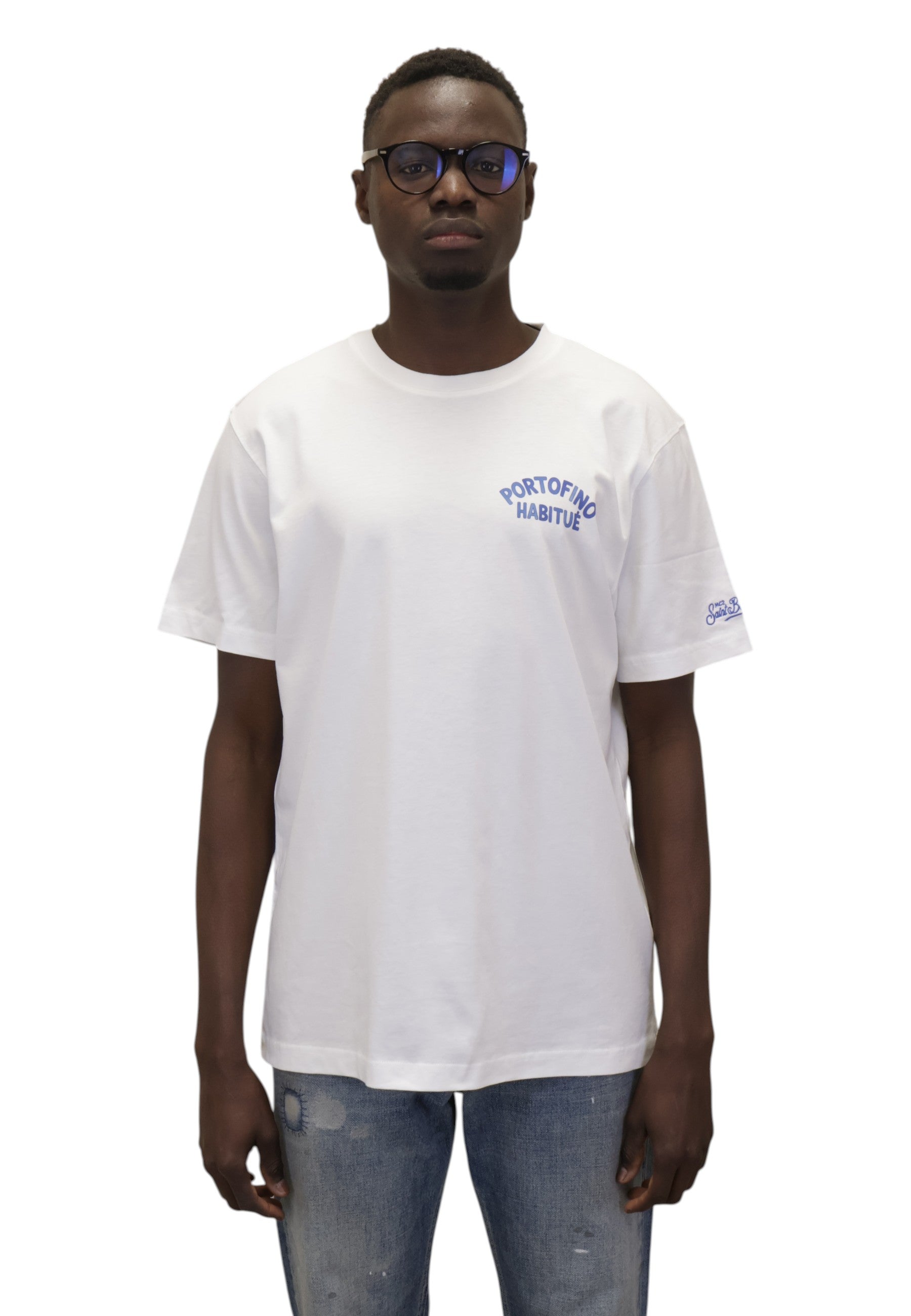 T-SHIRT Bianco Mc2 Saint Barth