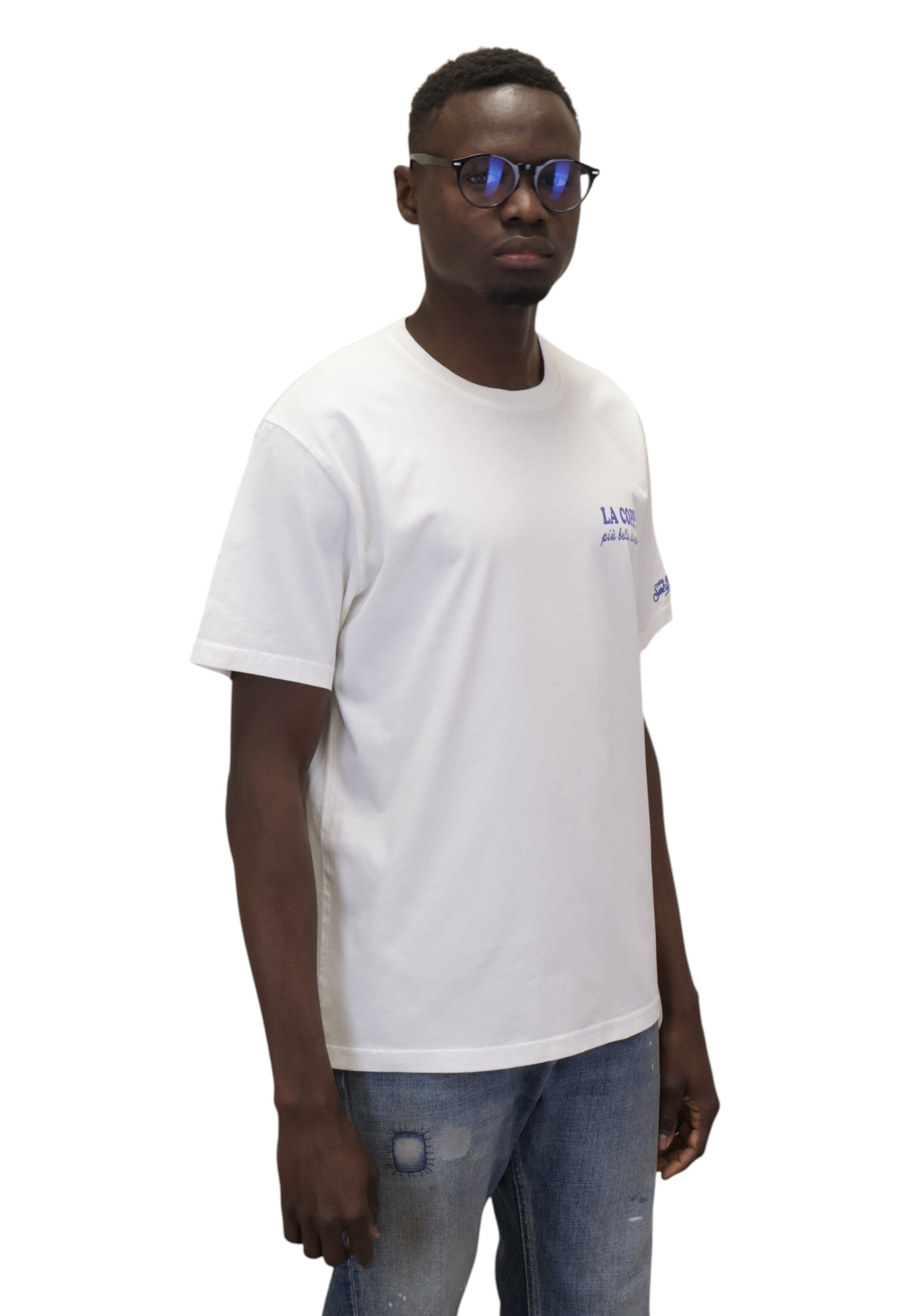 T-SHIRT Bianco Mc2 Saint Barth