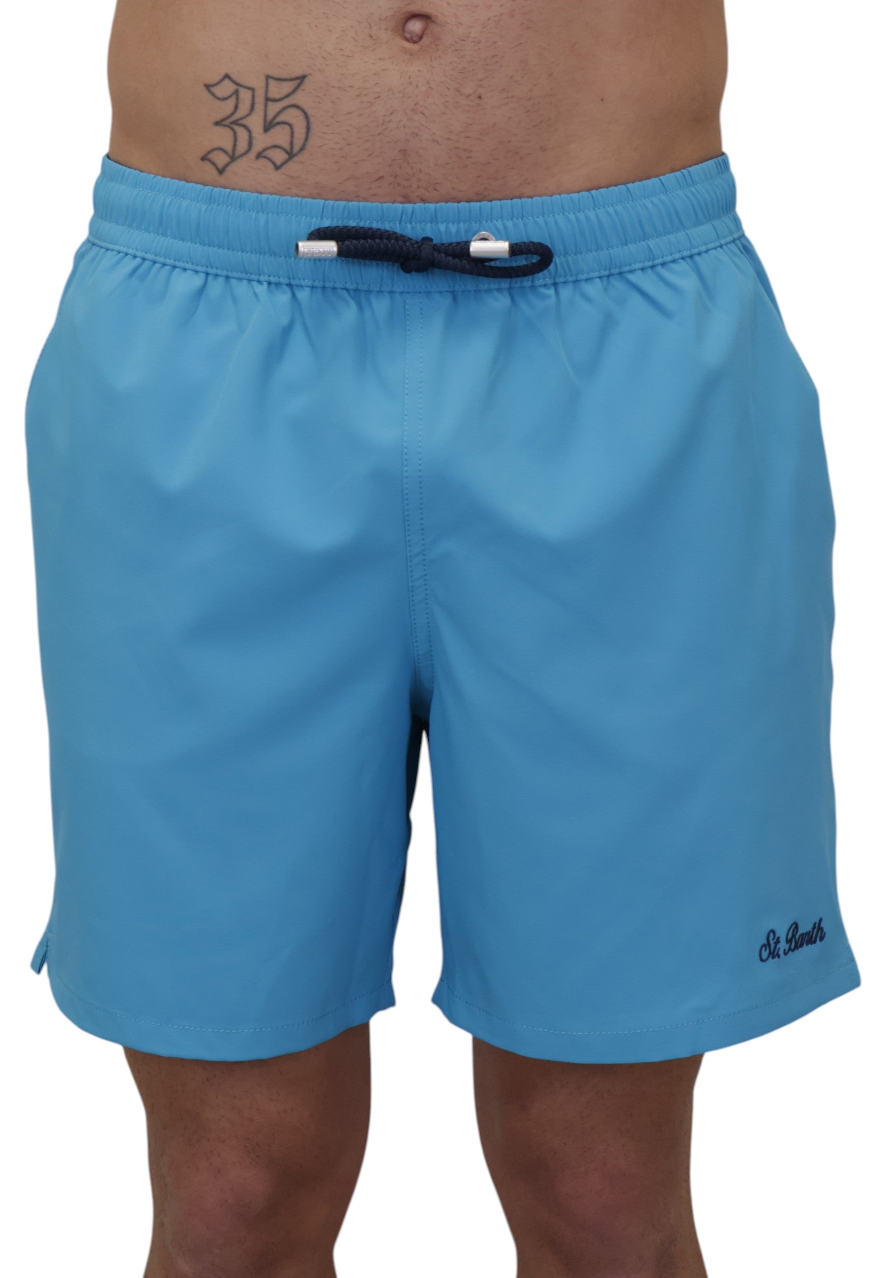 BOXER MARE Azzurro Mc2 Saint Barth