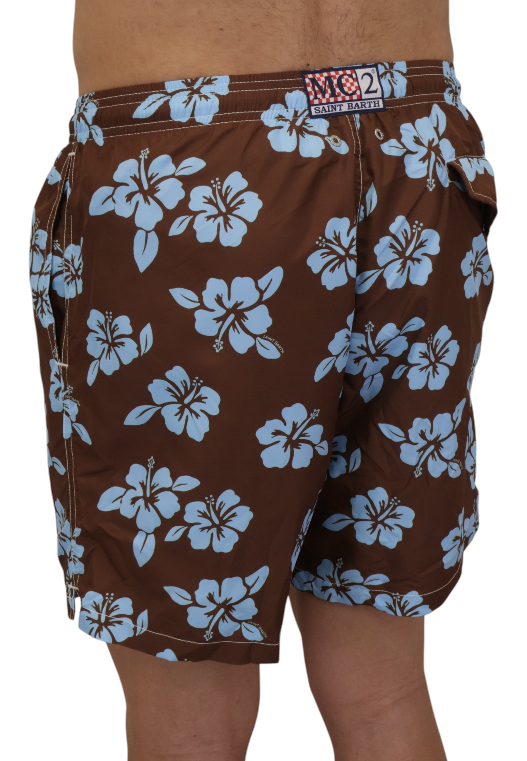 BOXER MARE Marrone Mc2 Saint Barth