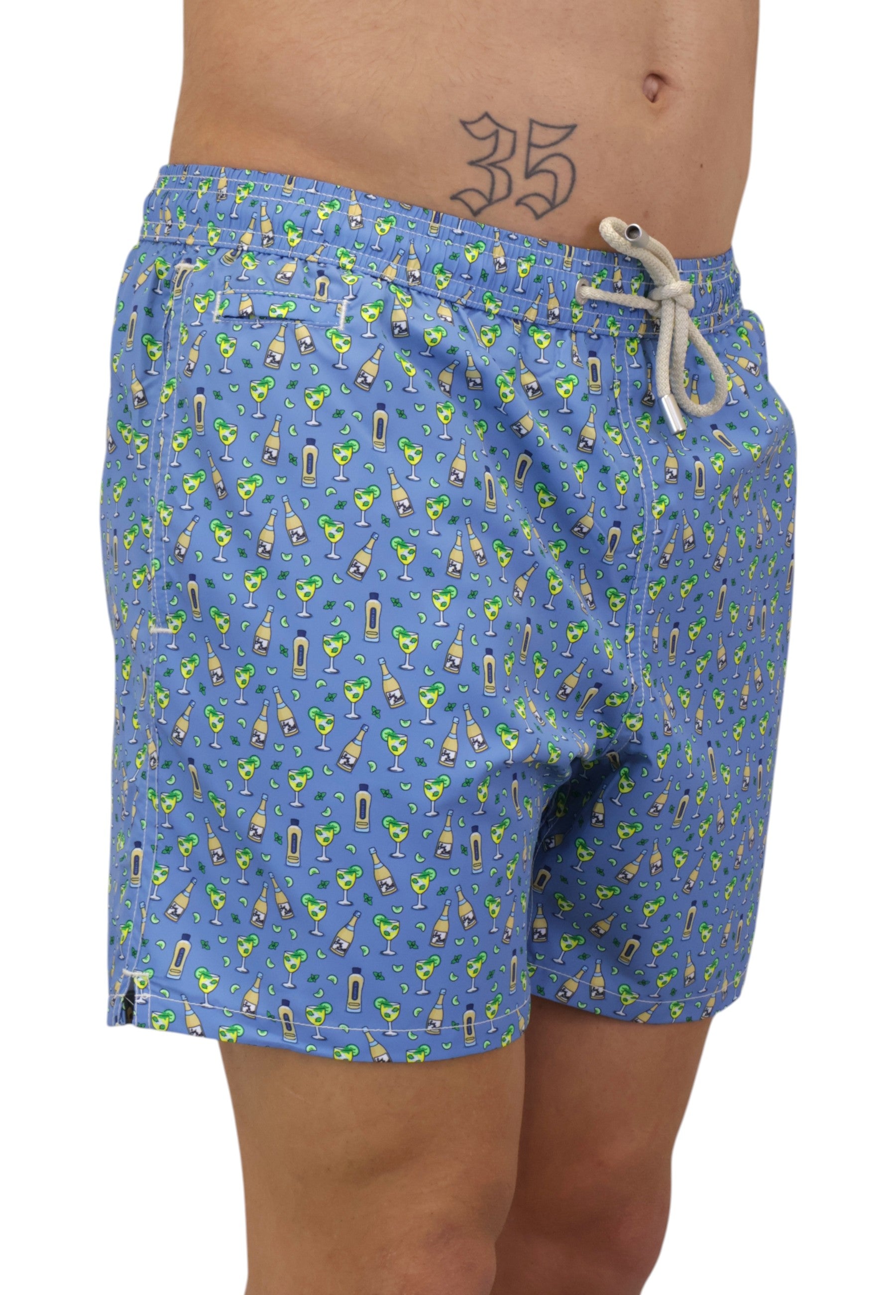 BOXER MARE Azzurro Mc2 Saint Barth