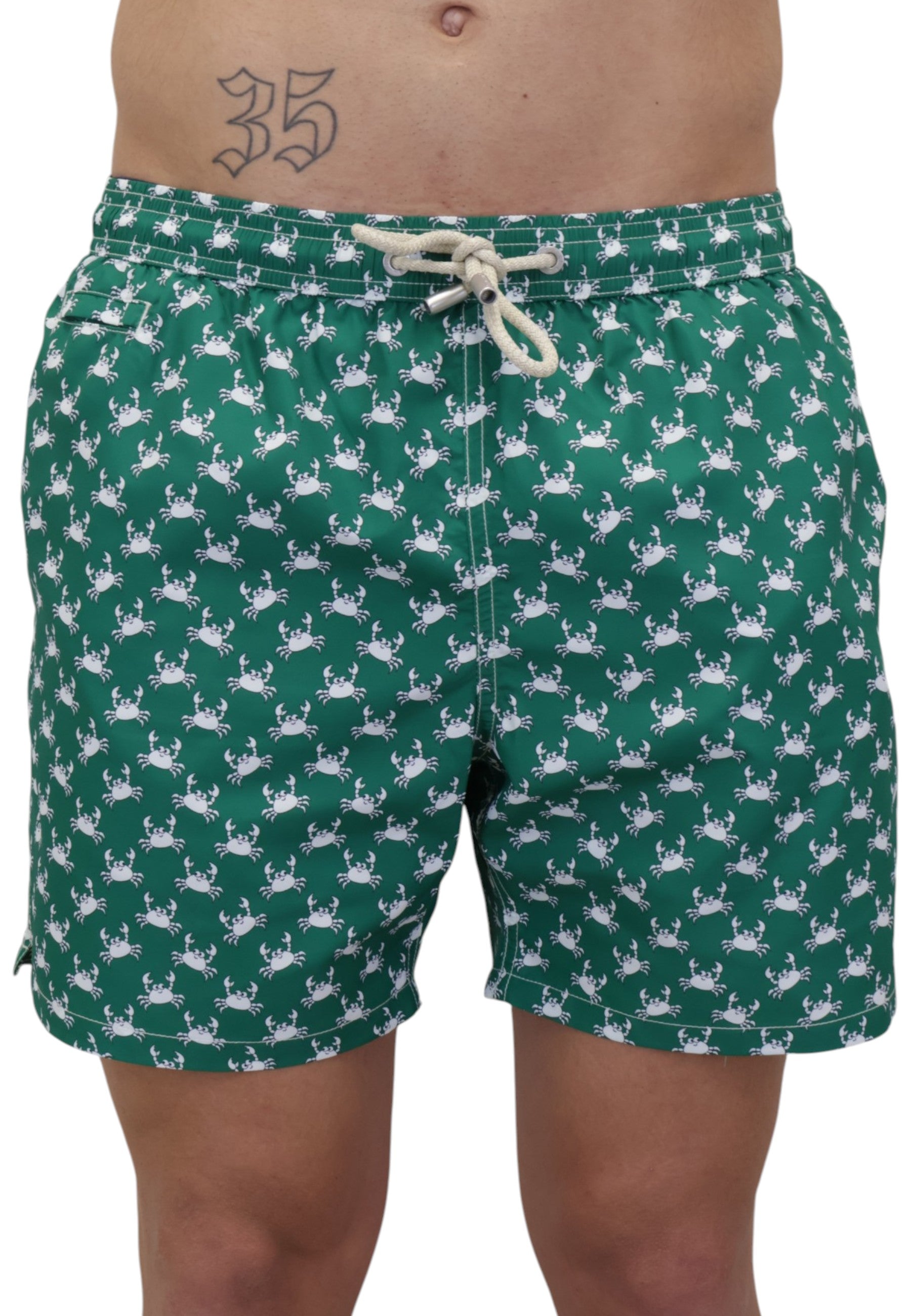 BOXER MARE Verde Mc2 Saint Barth