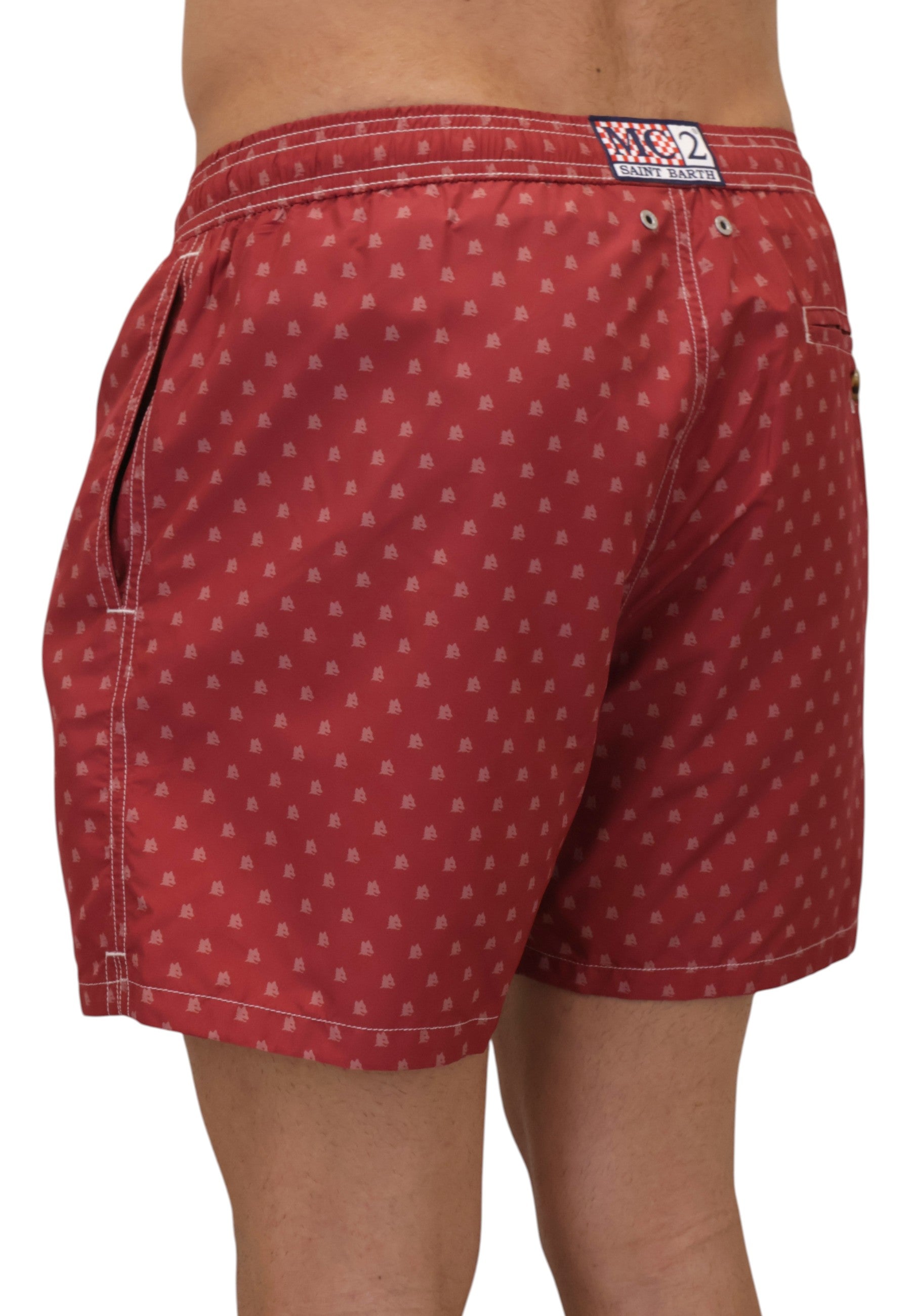 BOXER MARE Rosso Mc2 Saint Barth