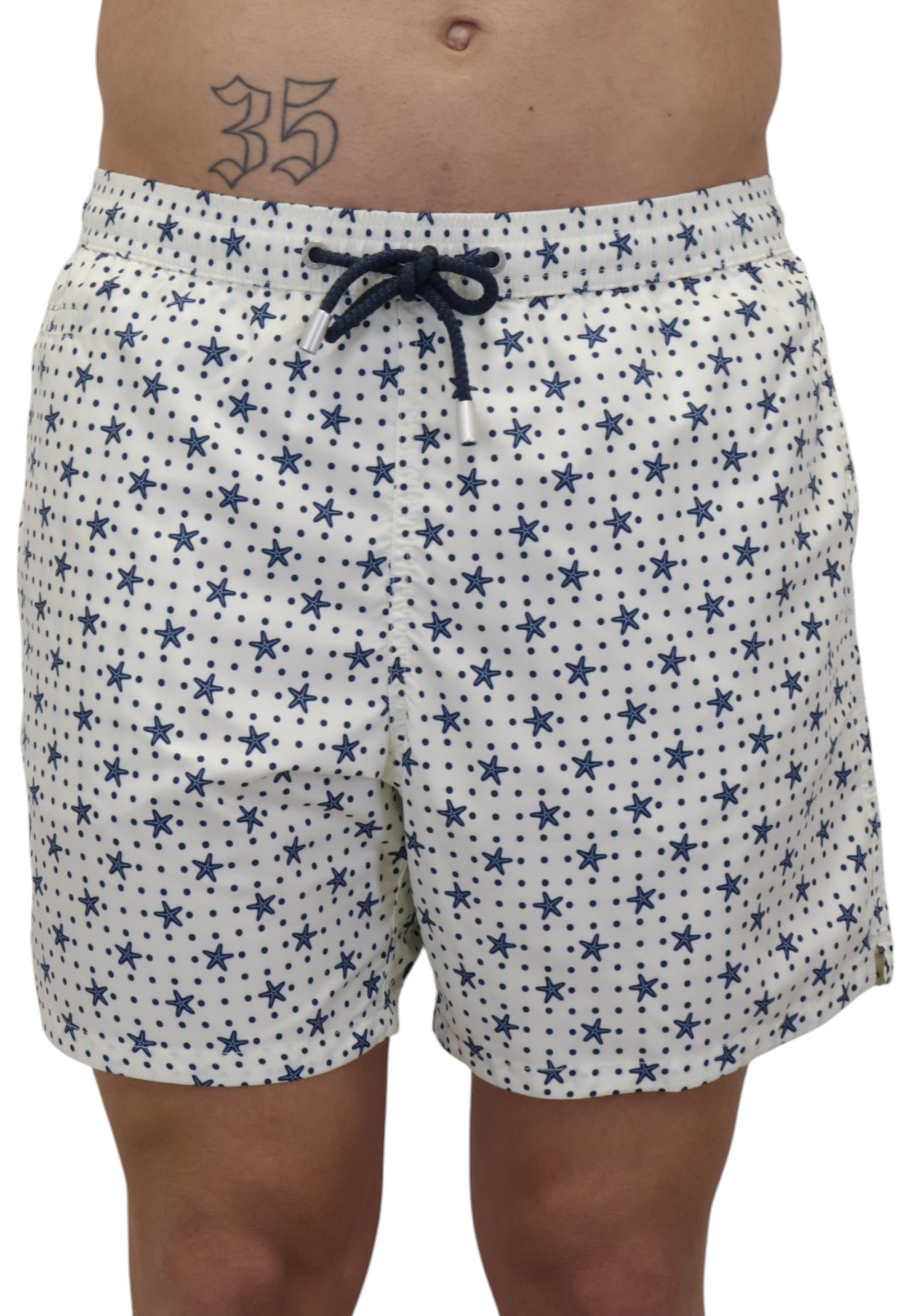 BOXER MARE Bianco Mc2 Saint Barth