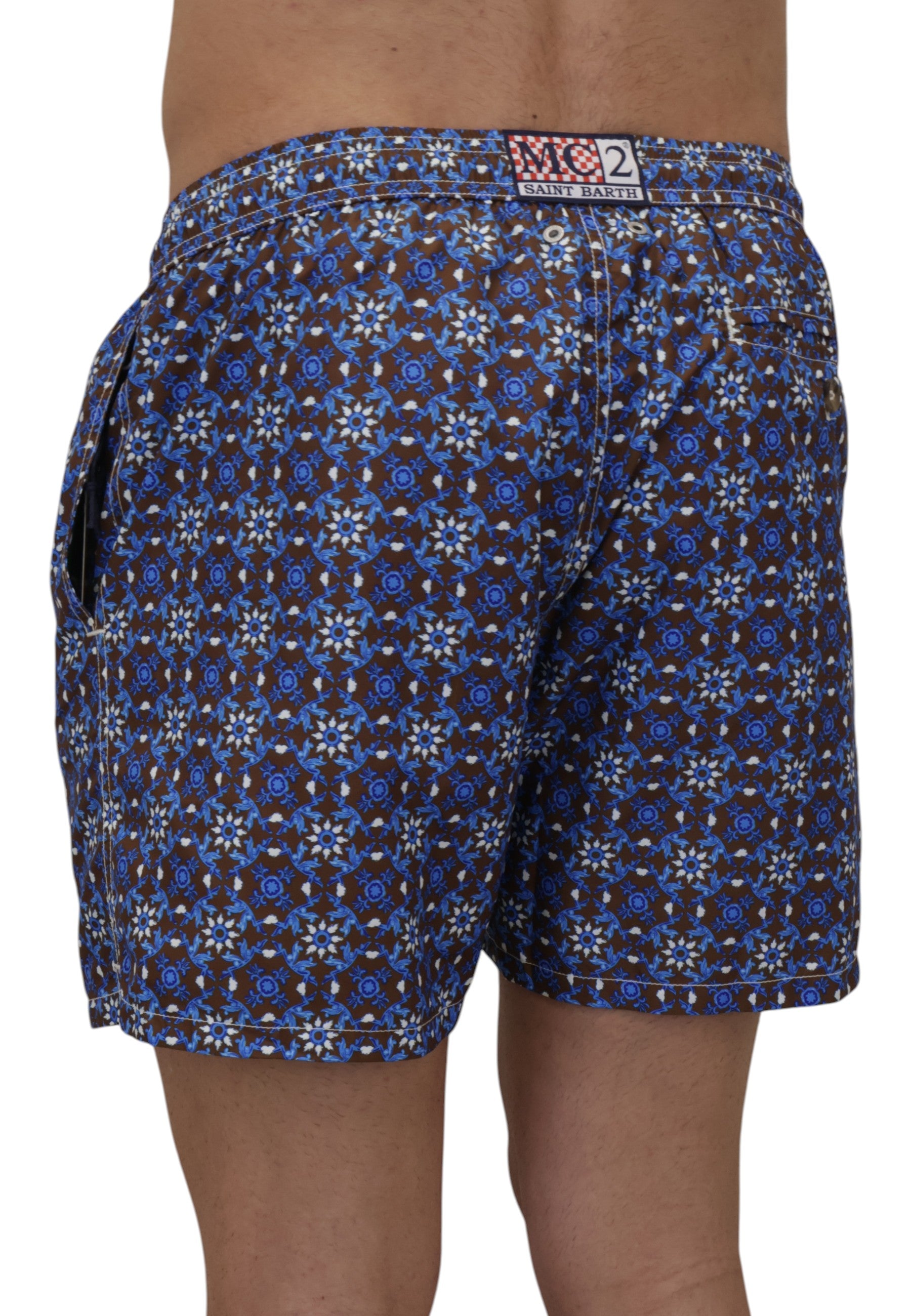 BOXER MARE Marrone Mc2 Saint Barth