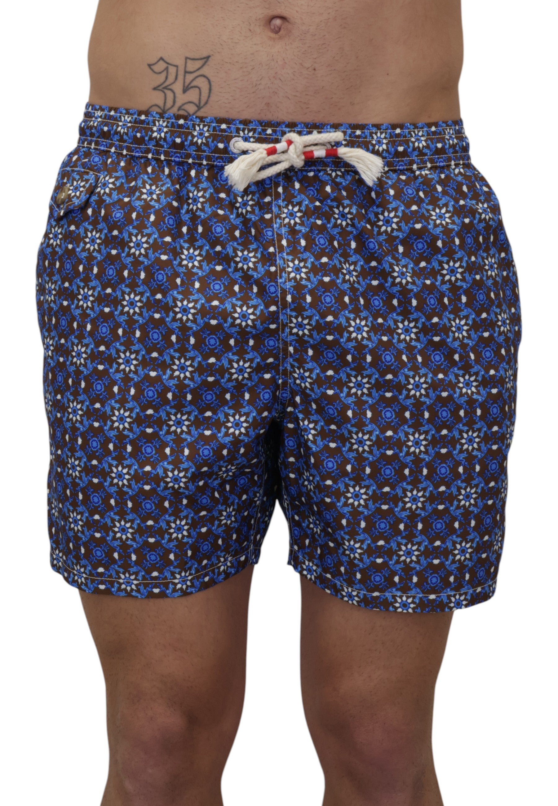BOXER MARE Marrone Mc2 Saint Barth