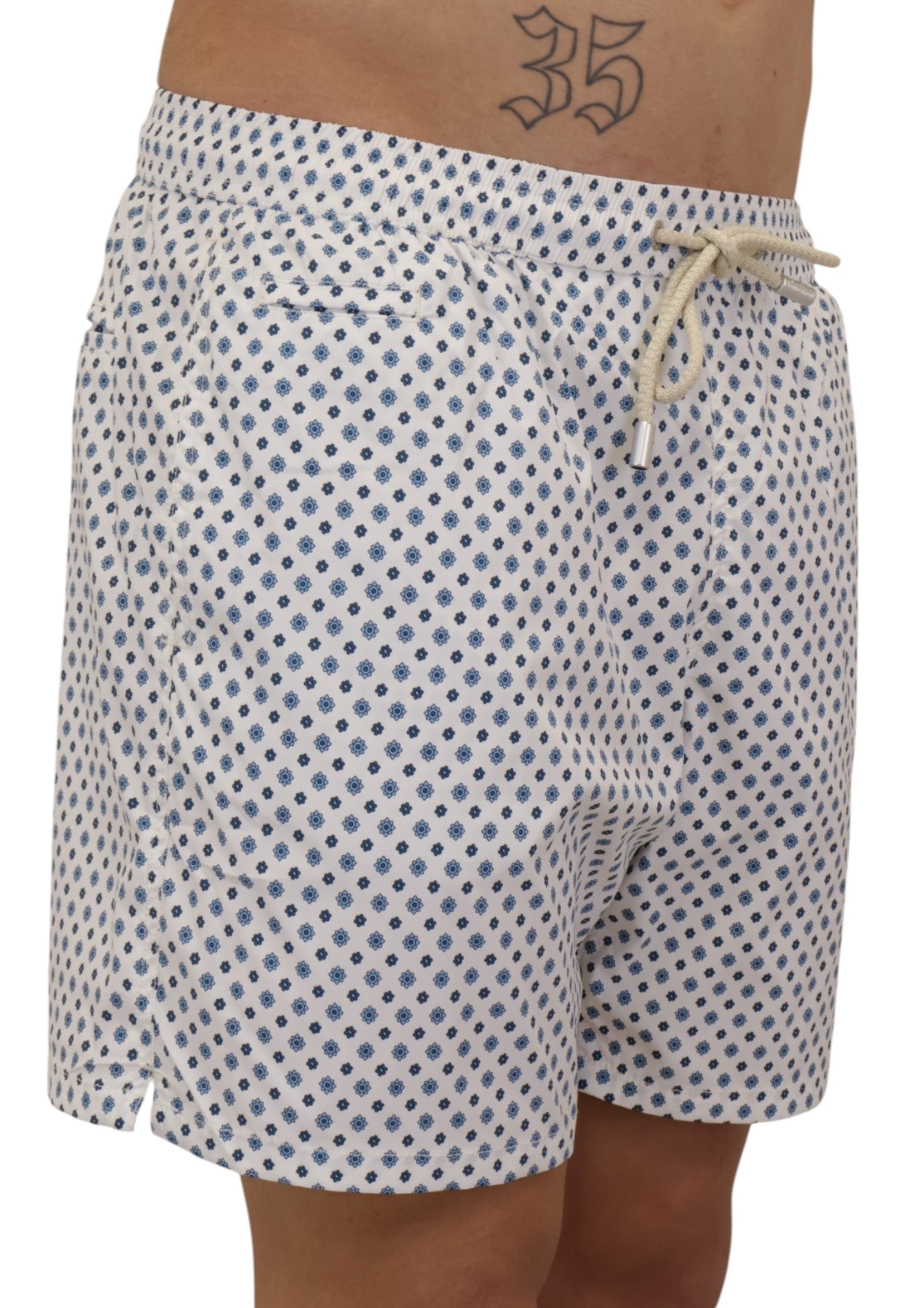 BOXER MARE Bianco Mc2 Saint Barth