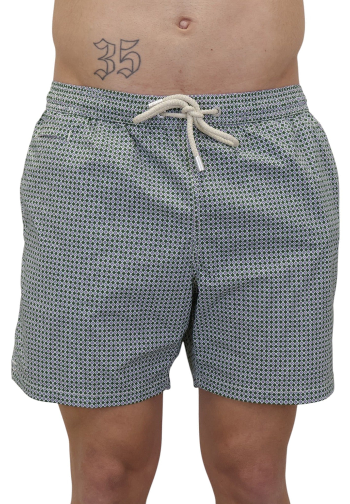 BOXER MARE Verde Mc2 Saint Barth