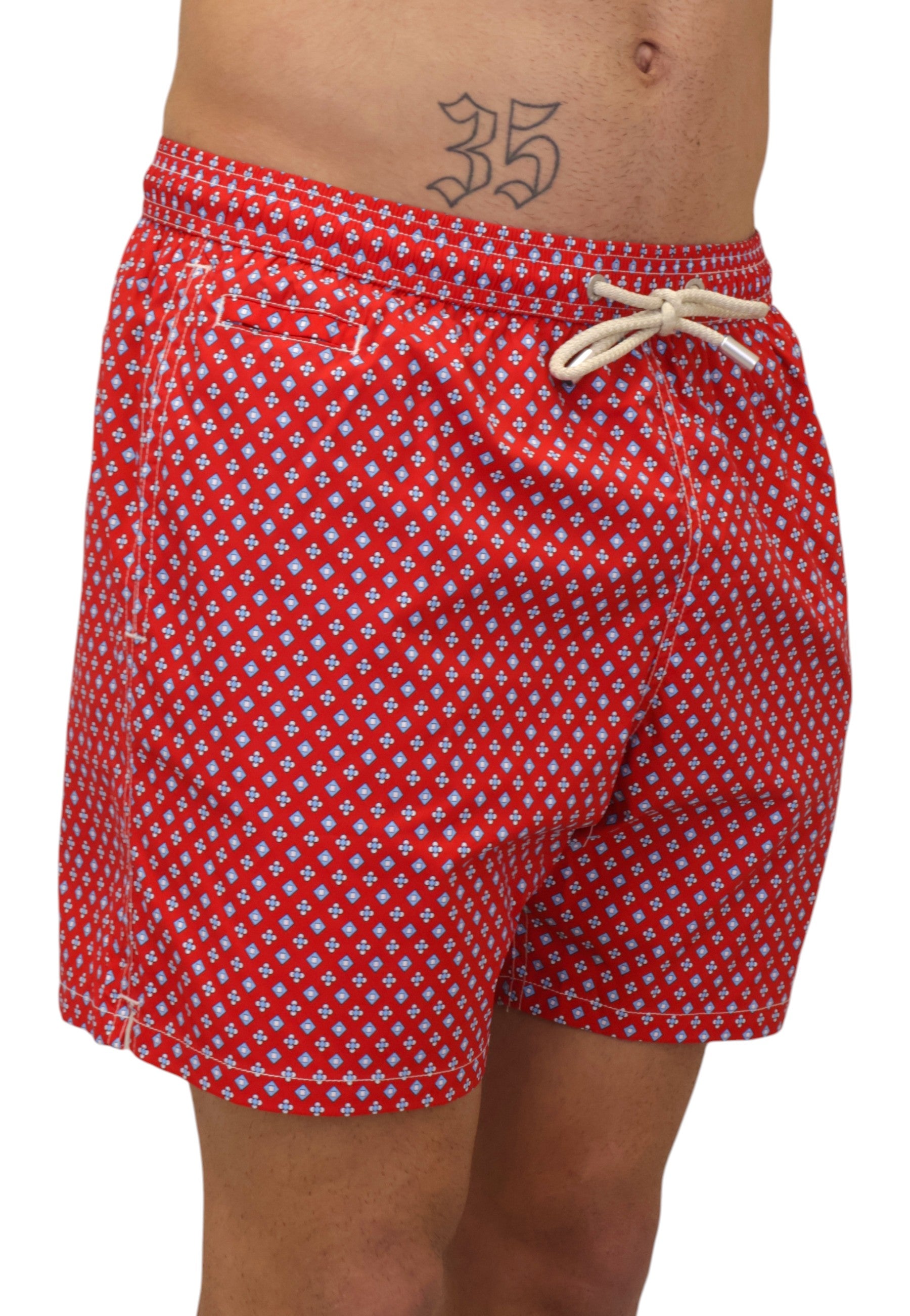 BOXER MARE Rosso Mc2 Saint Barth