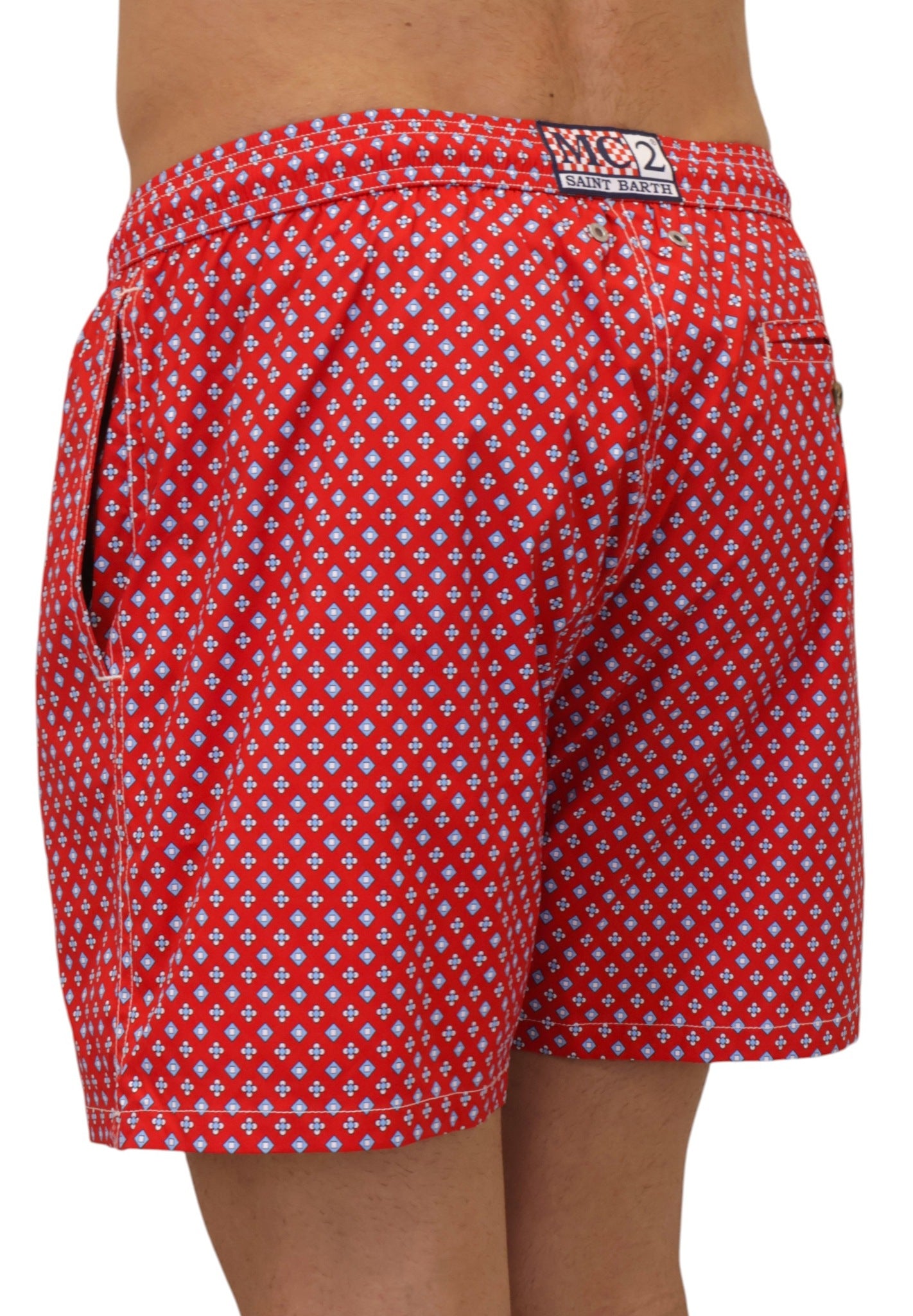 BOXER MARE Rosso Mc2 Saint Barth
