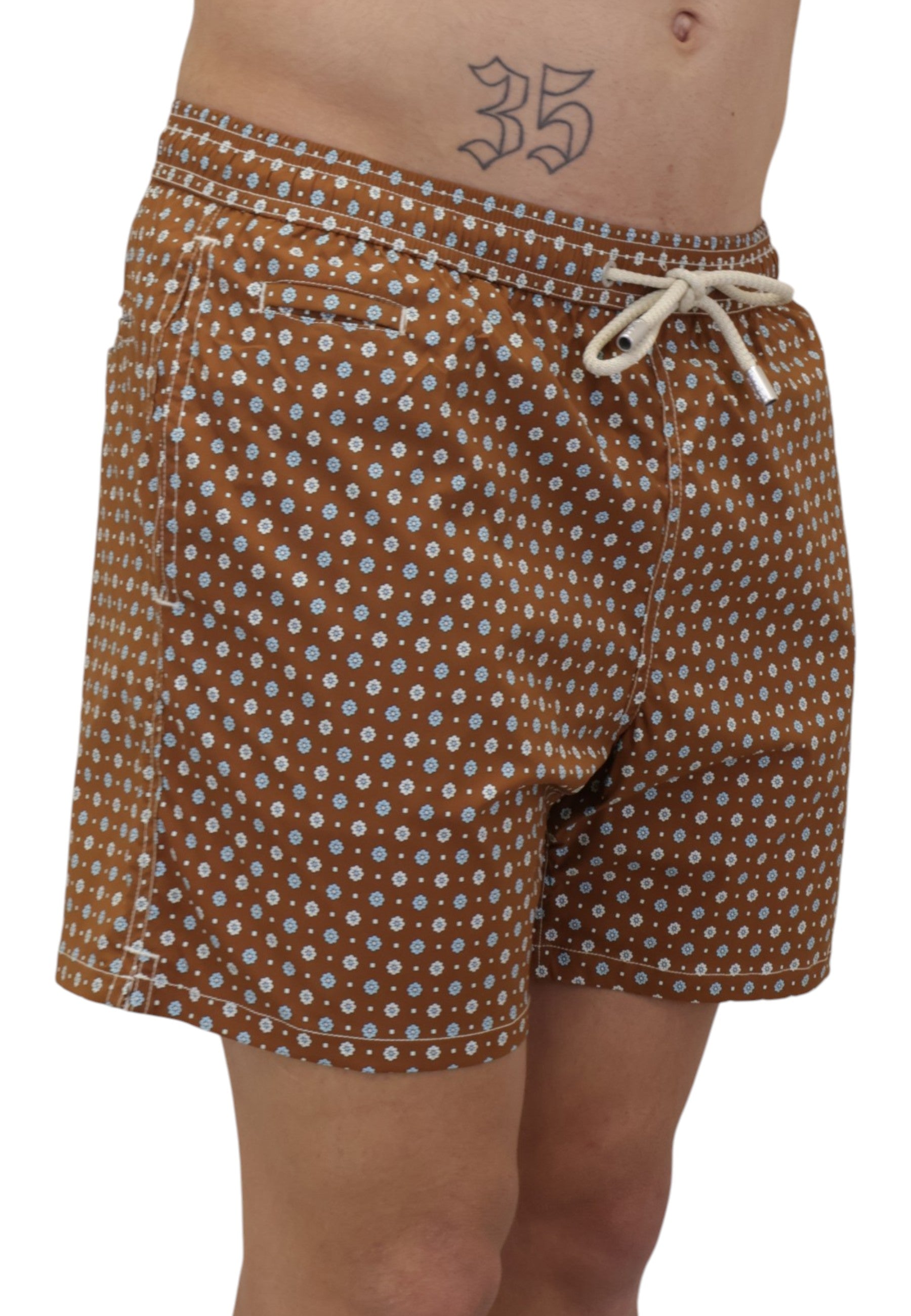BOXER MARE Marrone Mc2 Saint Barth