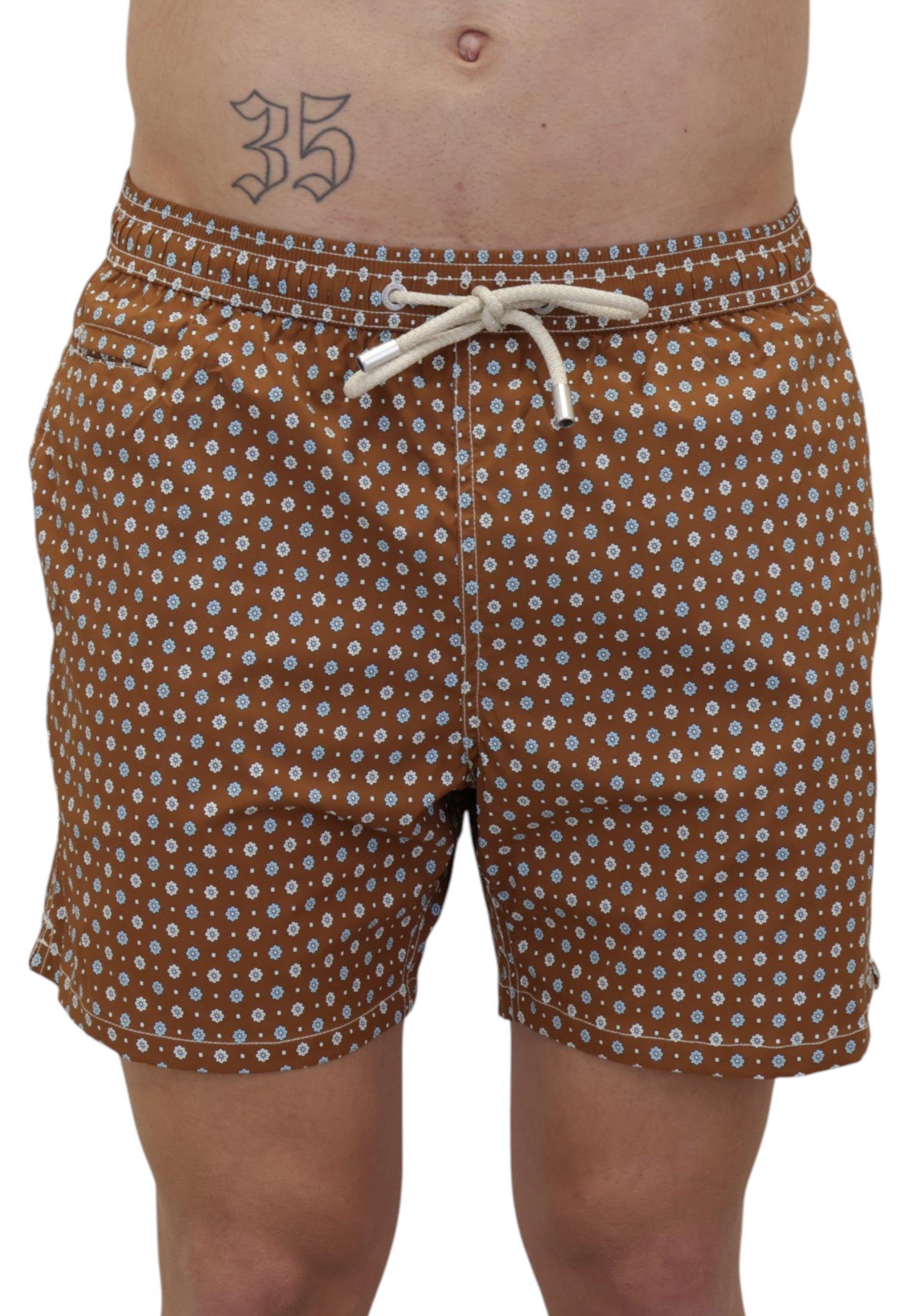 BOXER MARE Marrone Mc2 Saint Barth