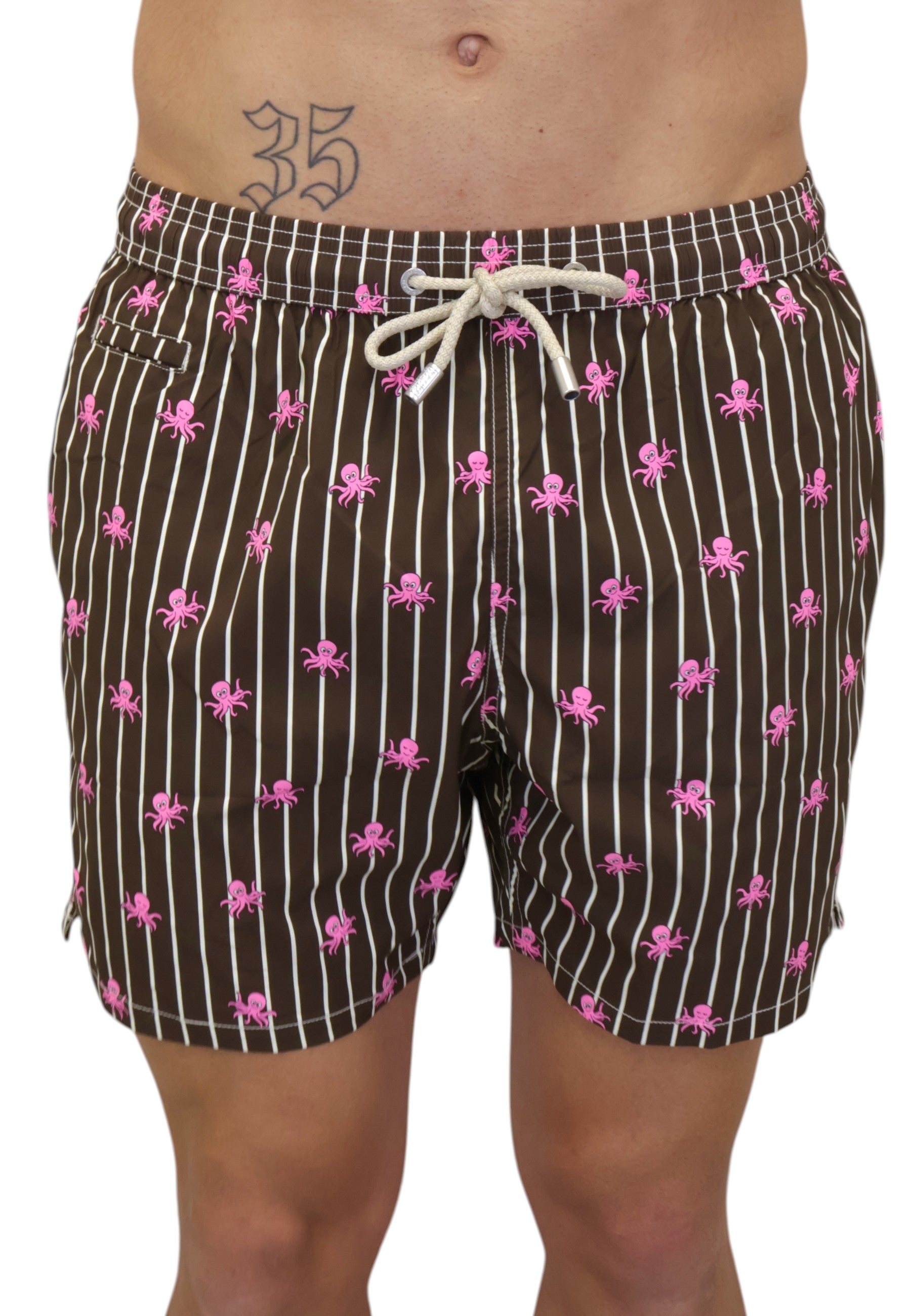 BOXER MARE Marrone Mc2 Saint Barth