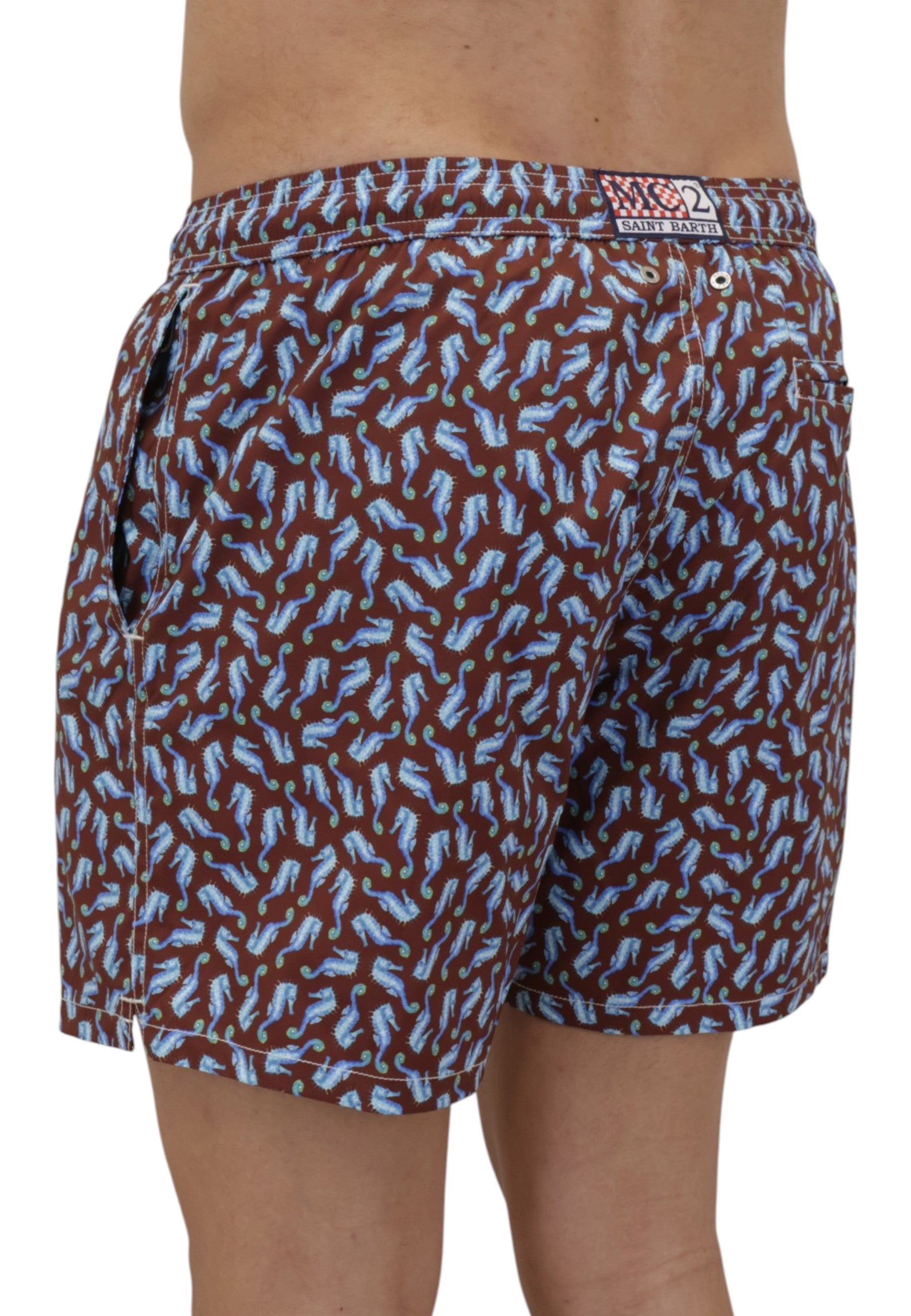 BOXER MARE Marrone Mc2 Saint Barth
