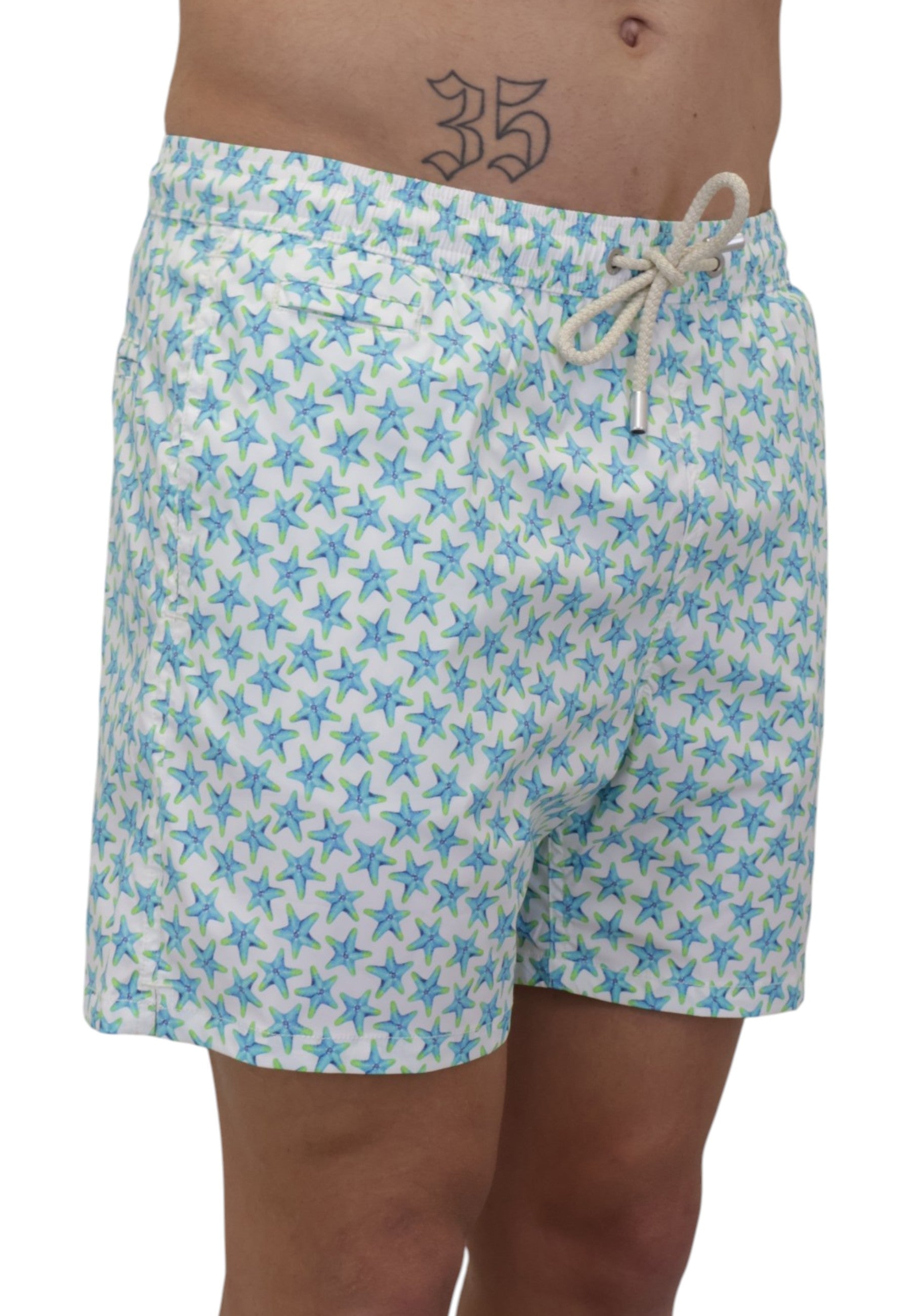BOXER MARE Bianco Mc2 Saint Barth