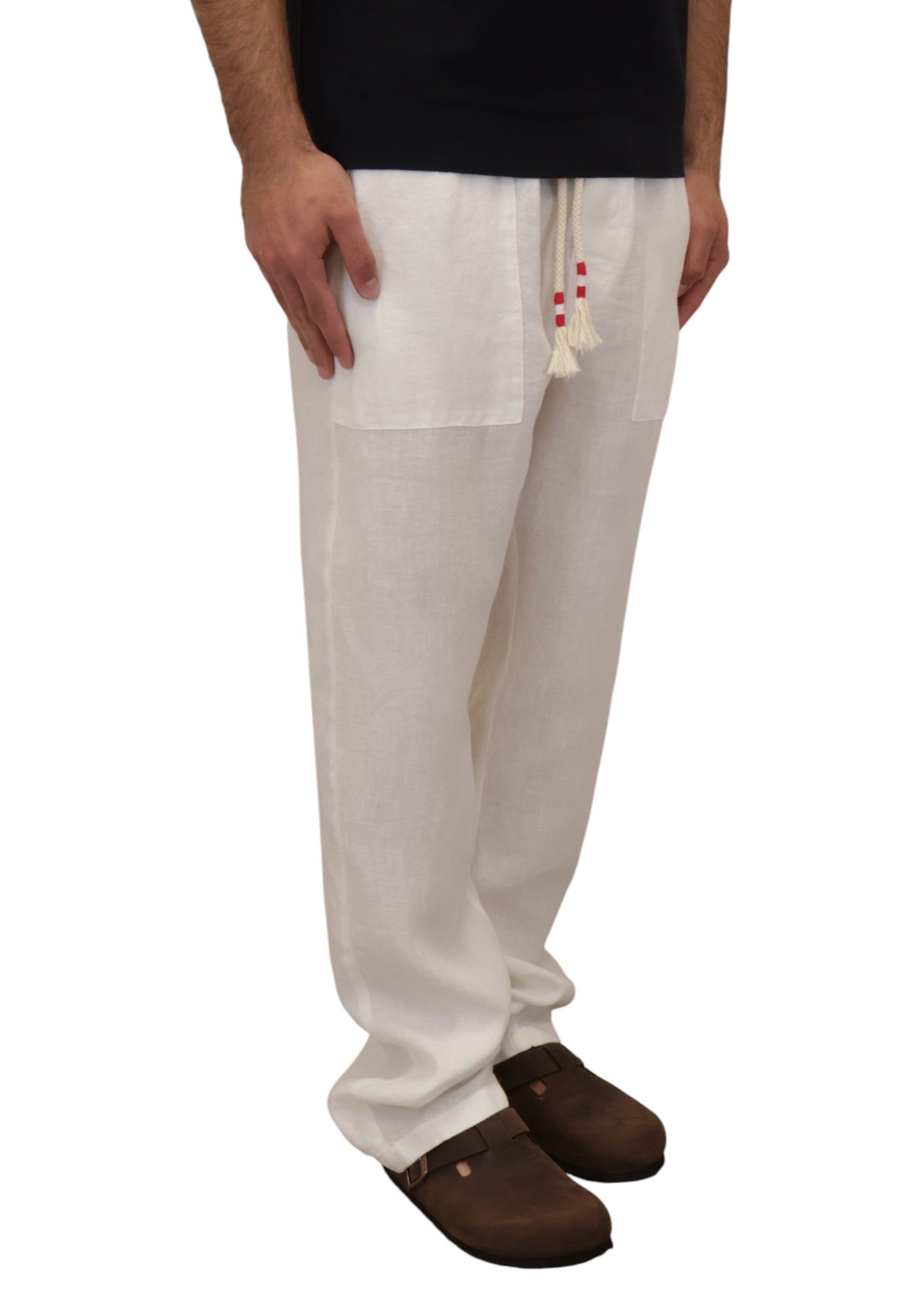 PANTALONI Bianco Mc2 Saint Barth