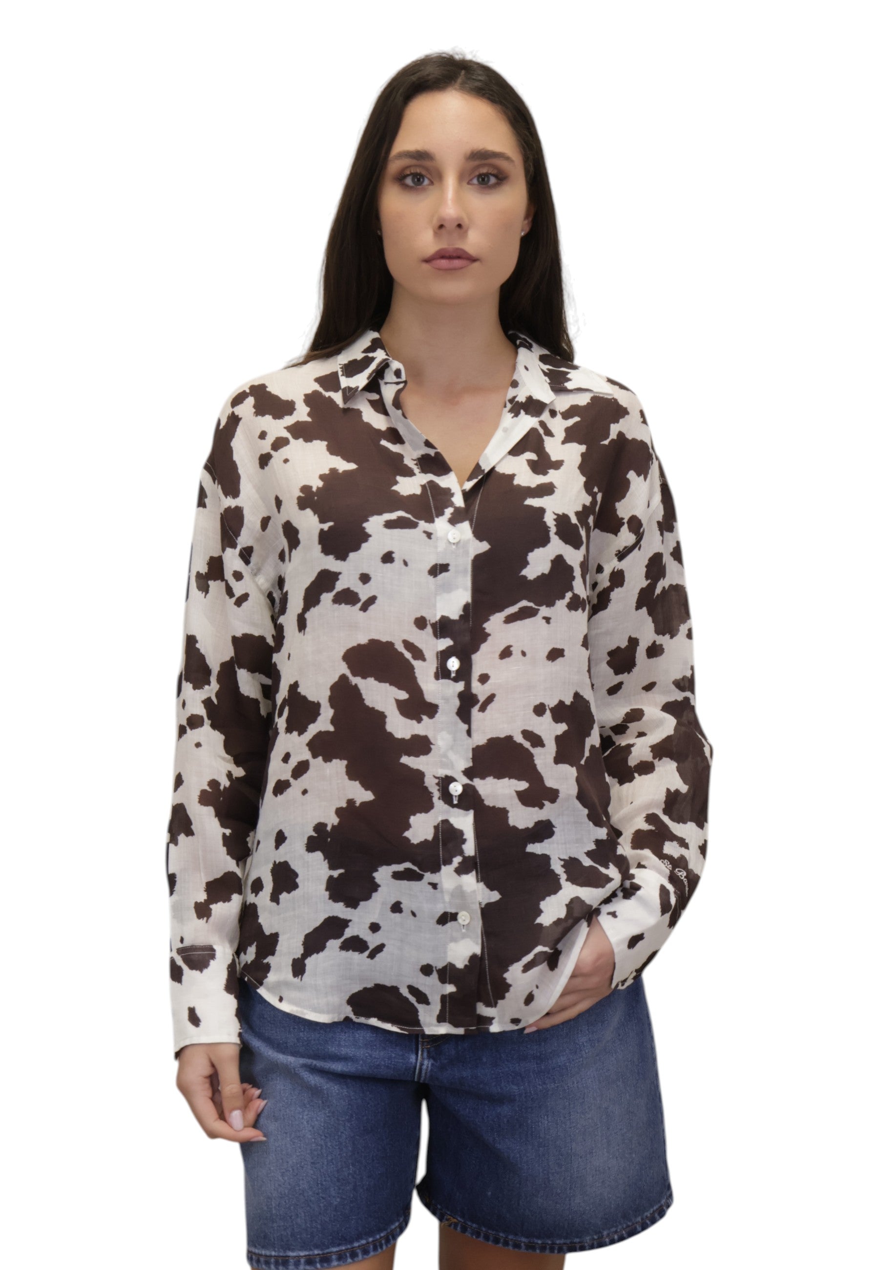 CAMICIE MANICA LUNGA Marrone Mc2 Saint Barth