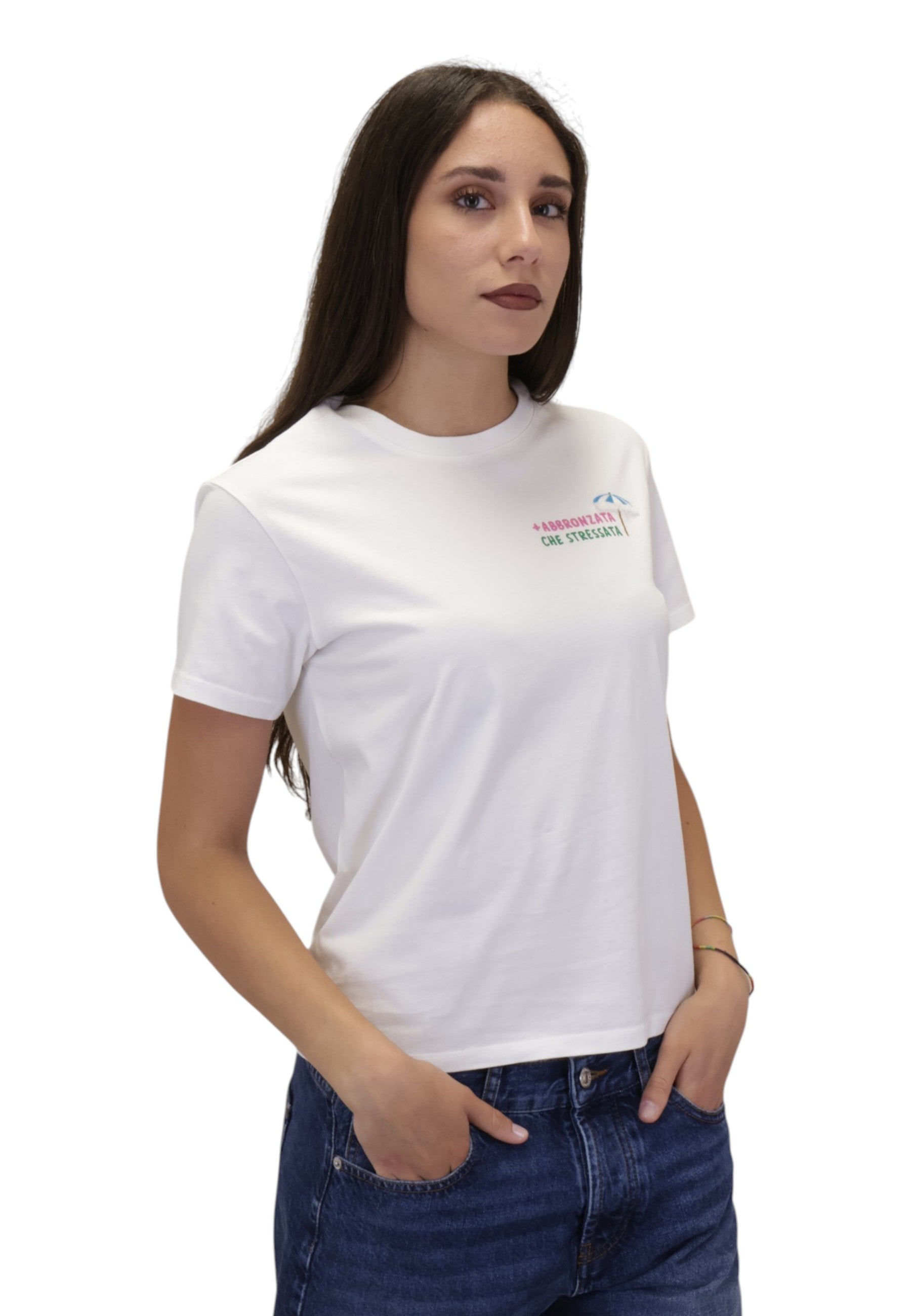 T-SHIRT Bianco Mc2 Saint Barth