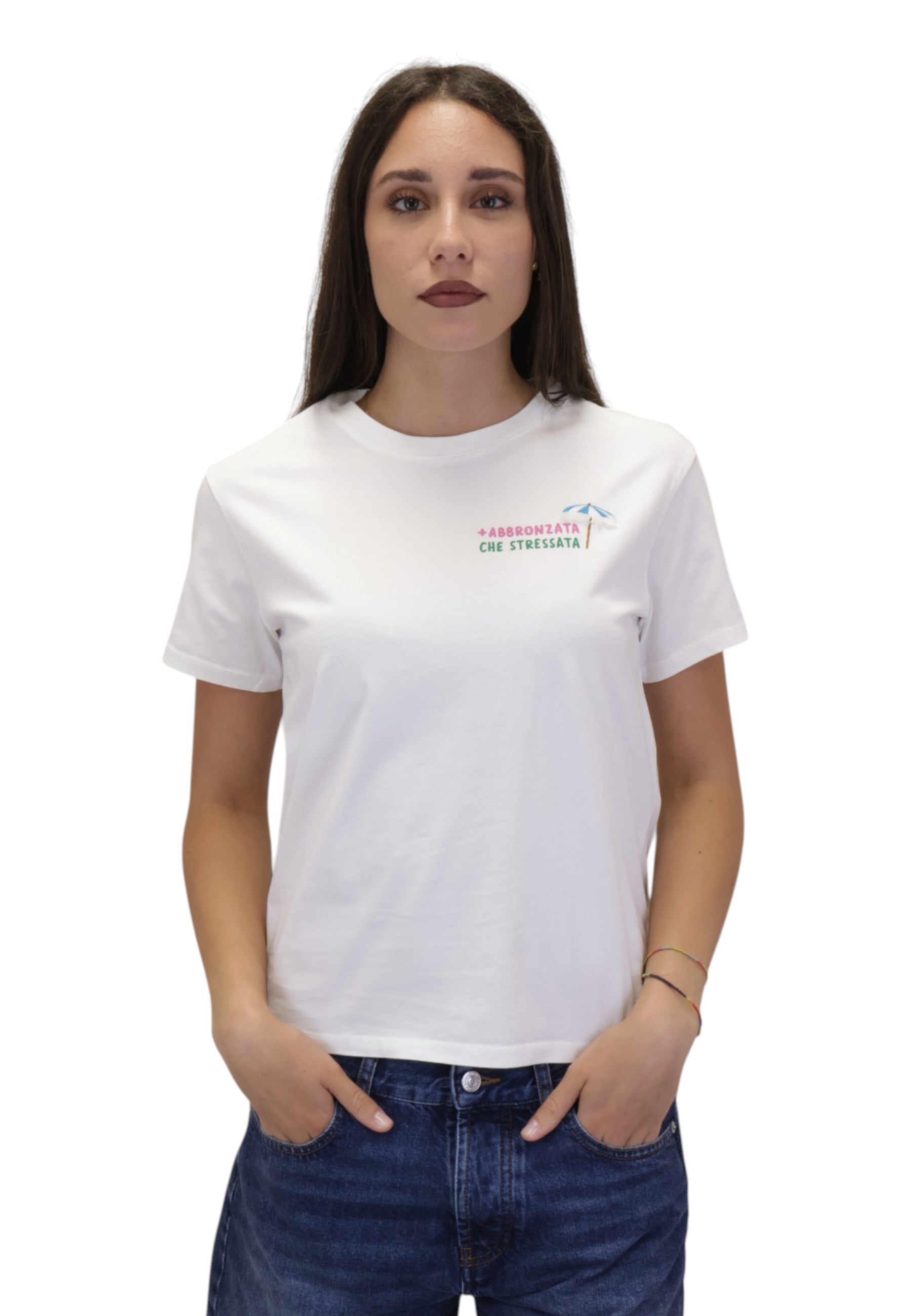 T-SHIRT Bianco Mc2 Saint Barth