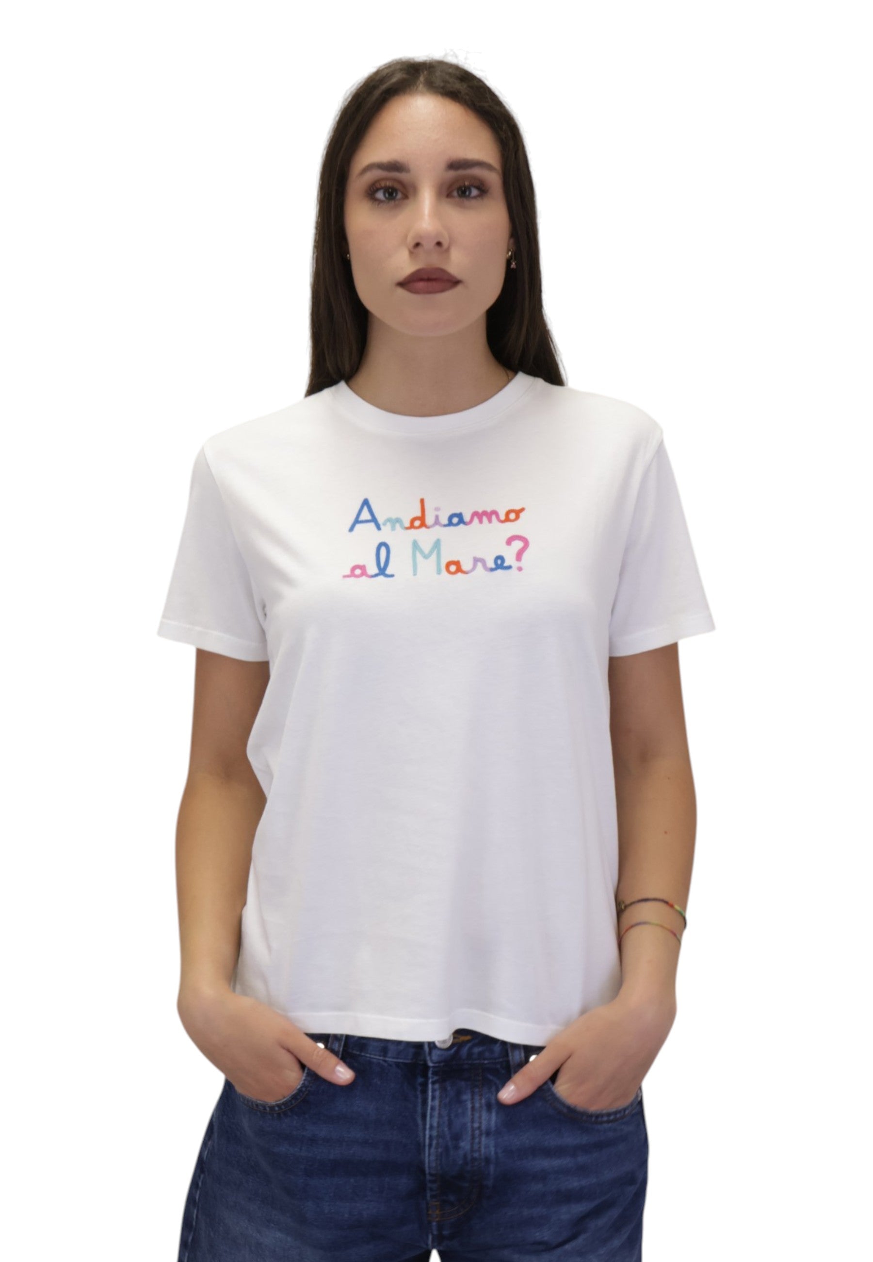 T-SHIRT Bianco Mc2 Saint Barth