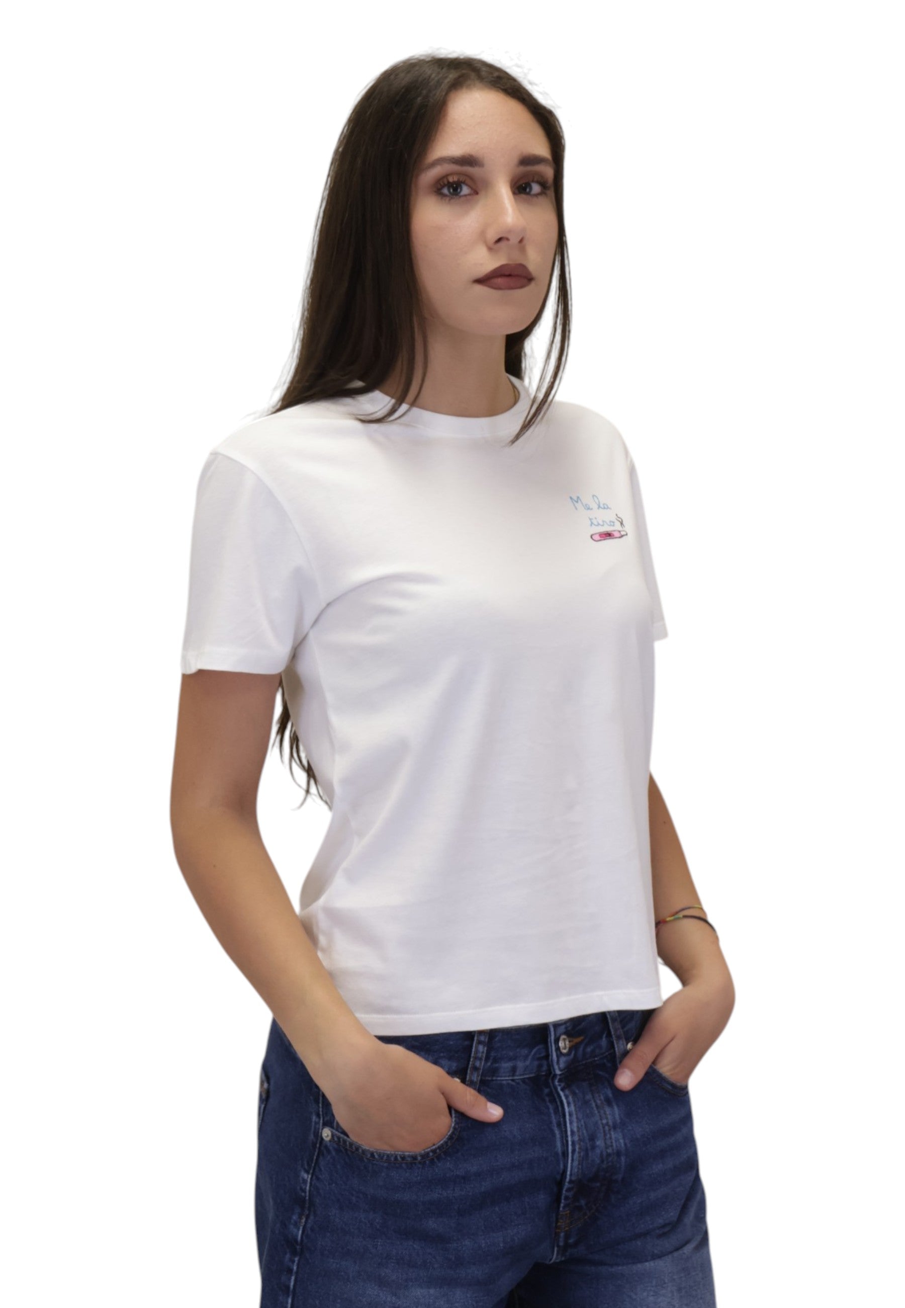 T-SHIRT Bianco Mc2 Saint Barth