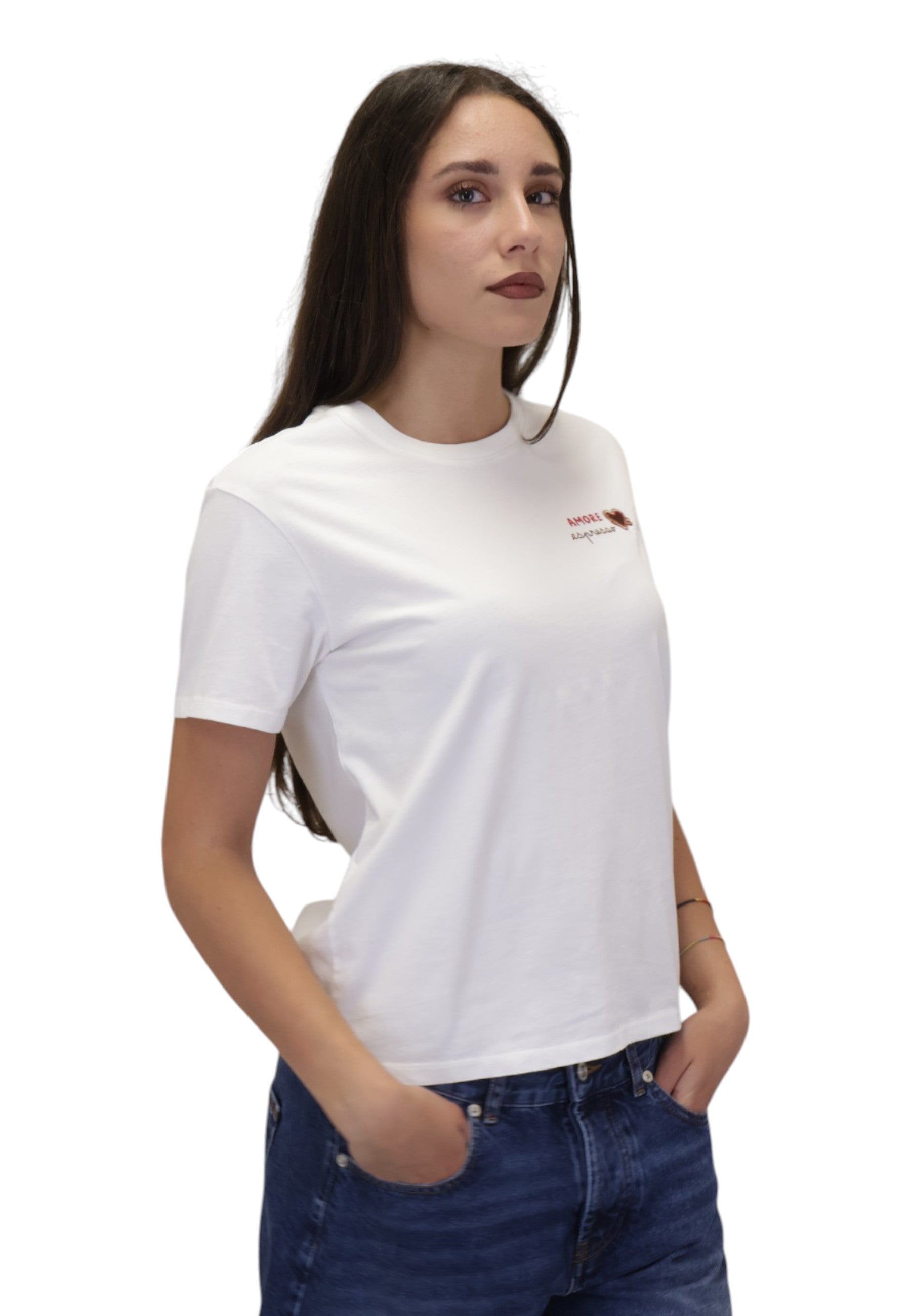 T-SHIRT Bianco Mc2 Saint Barth