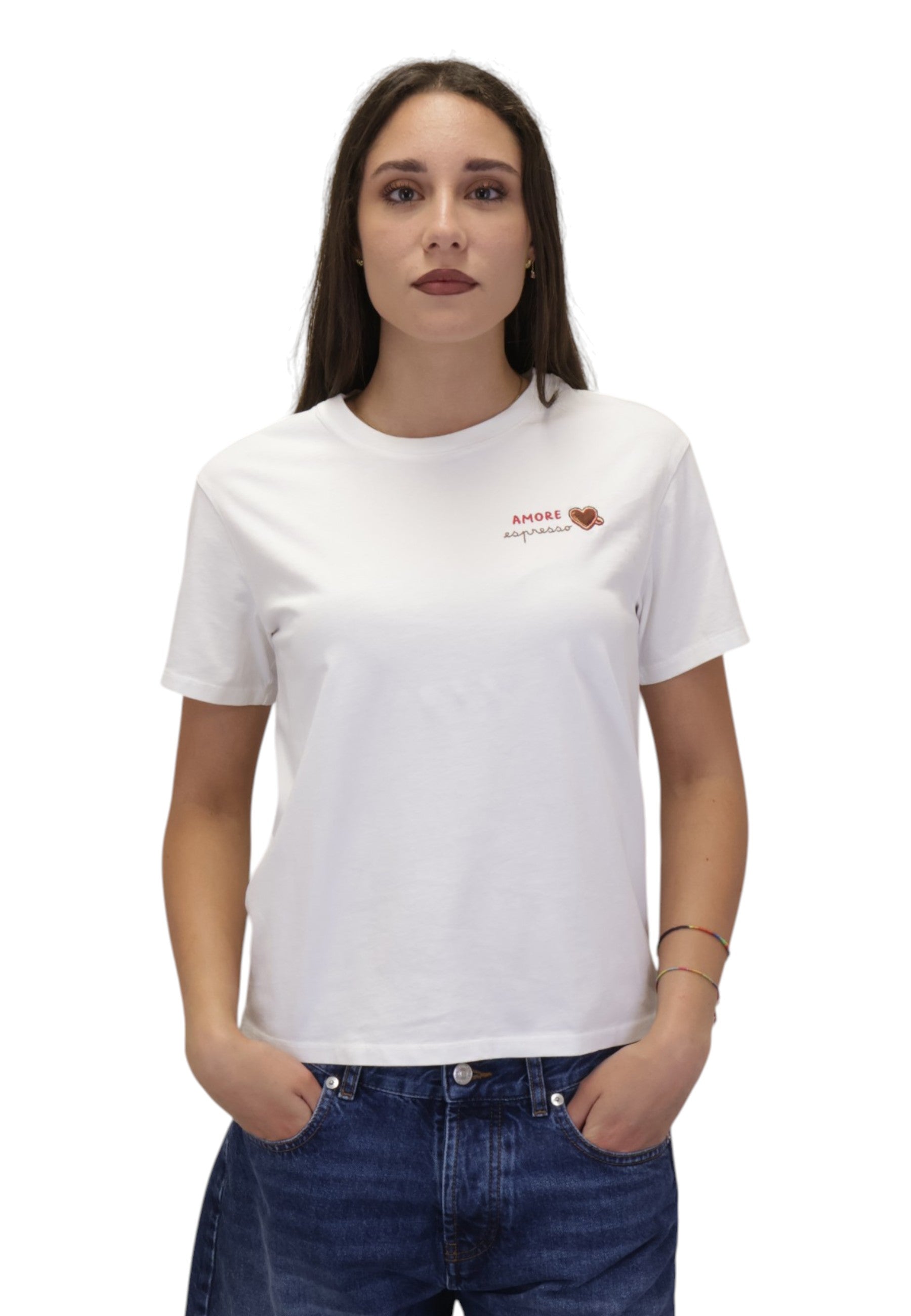 T-SHIRT Bianco Mc2 Saint Barth