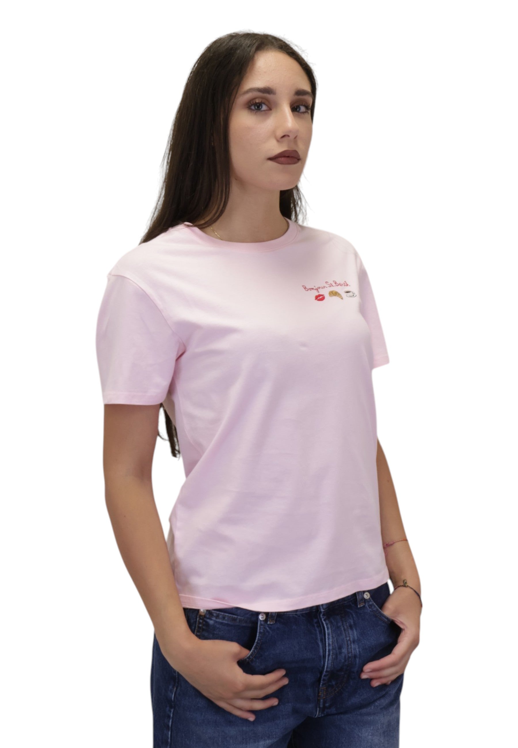 T-SHIRT Rosa Mc2 Saint Barth